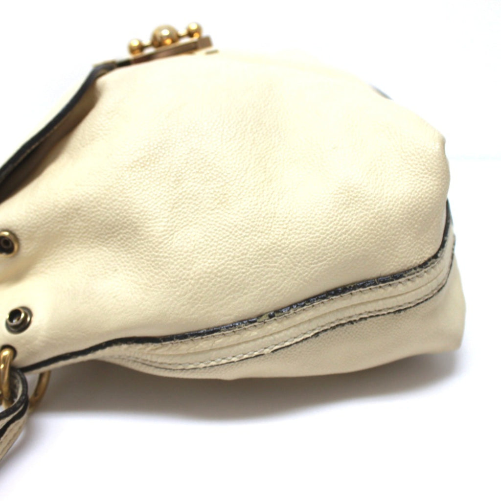 Chloé Beige Leather Shoulder Bag (Pre-Owned)