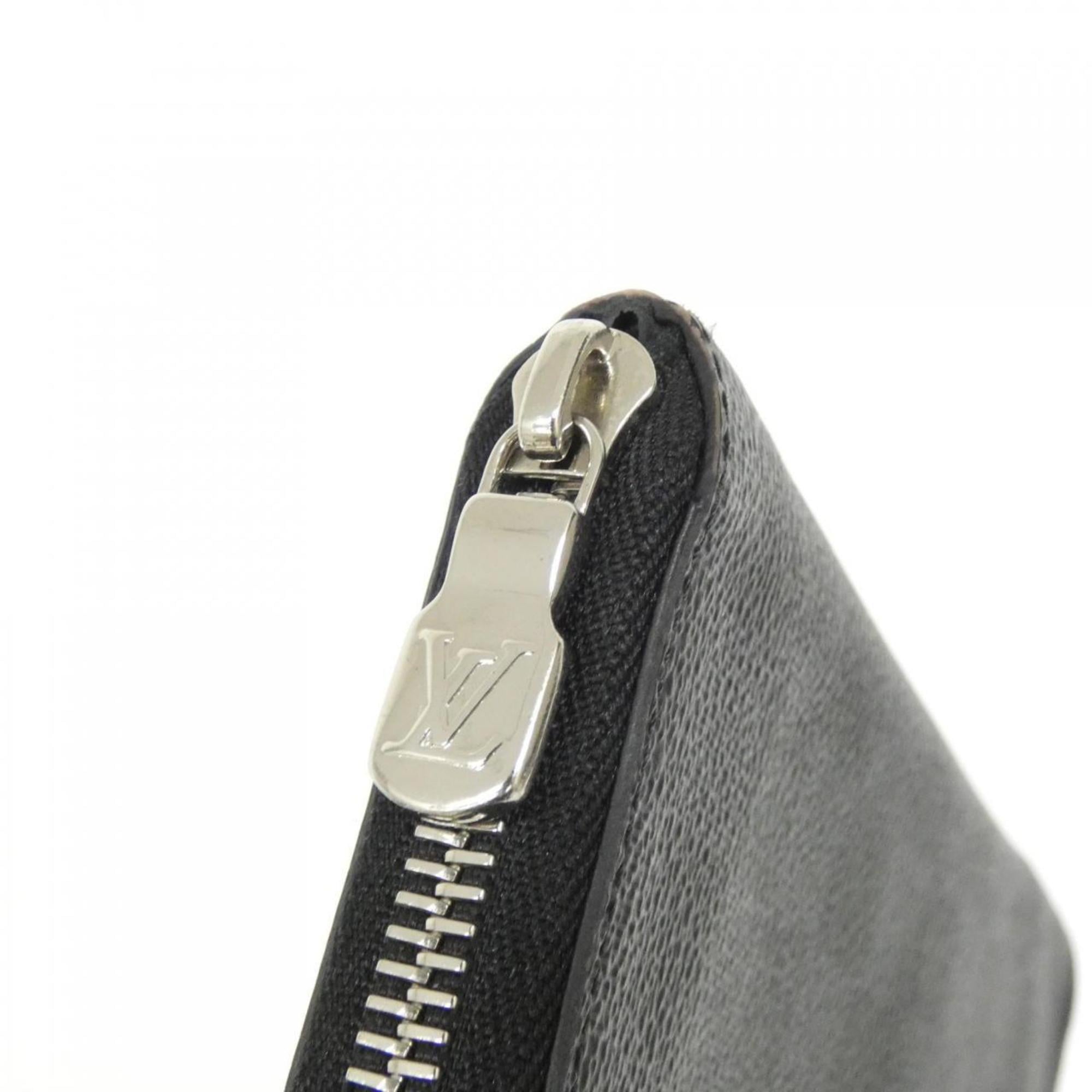 Louis Vuitton Graphite Coated Canvas Long Wallet