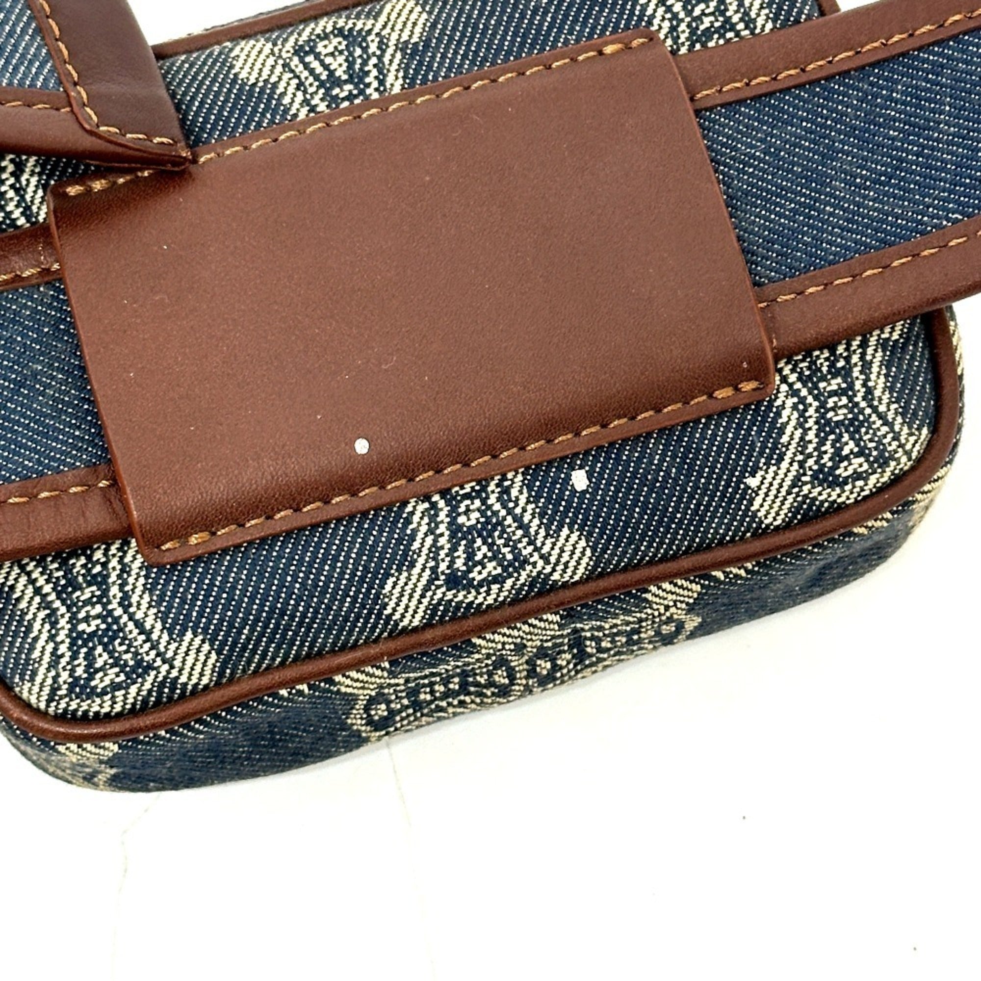 Celine Blue Denim Fanny Pack Pouch