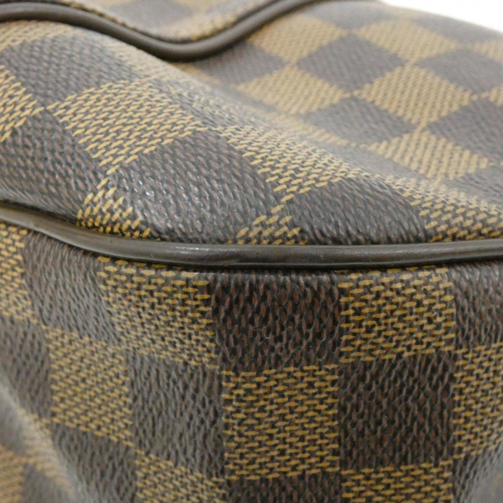Louis Vuitton Brown Coated Canvas Shoulder Bag