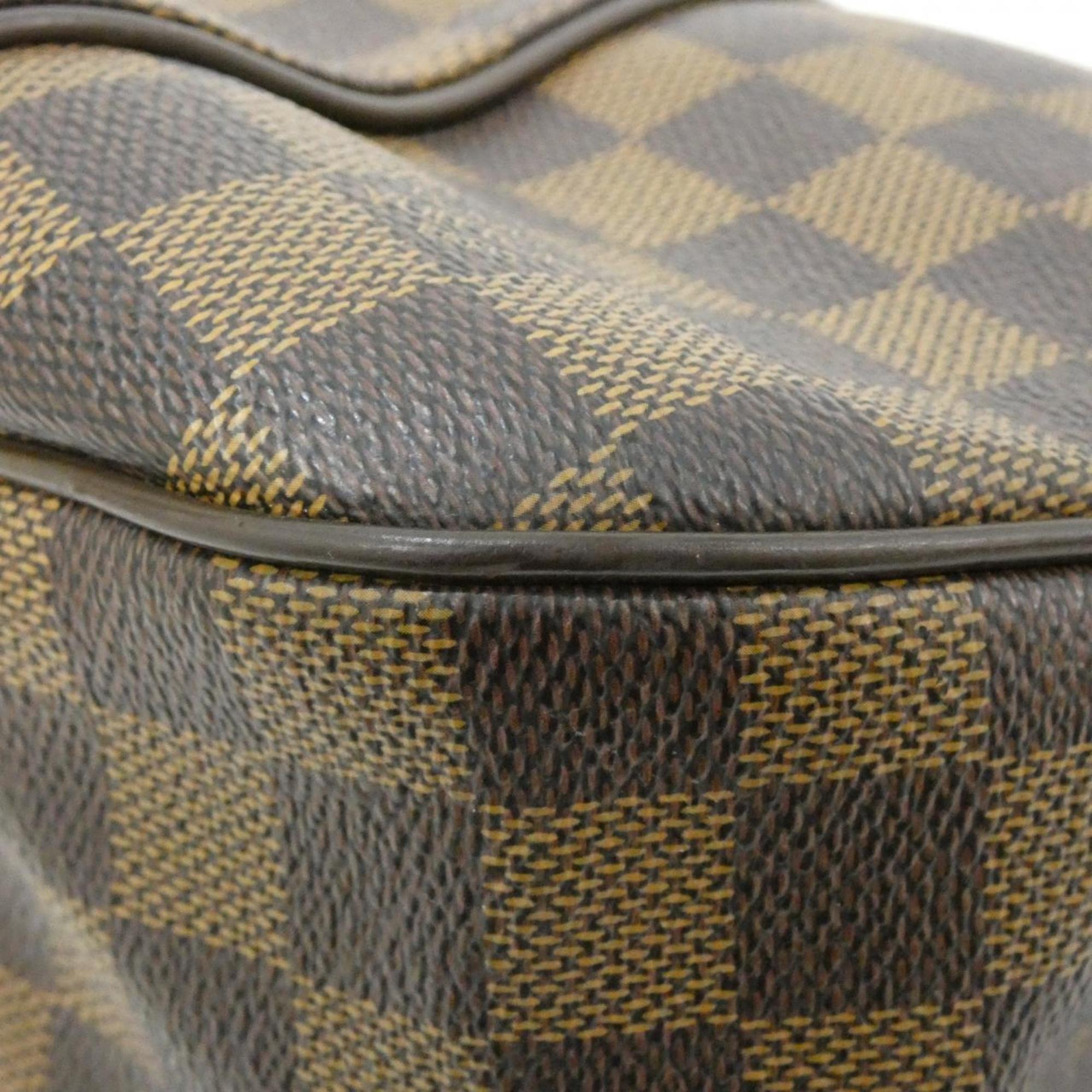 Louis Vuitton Brown Coated Canvas Shoulder Bag