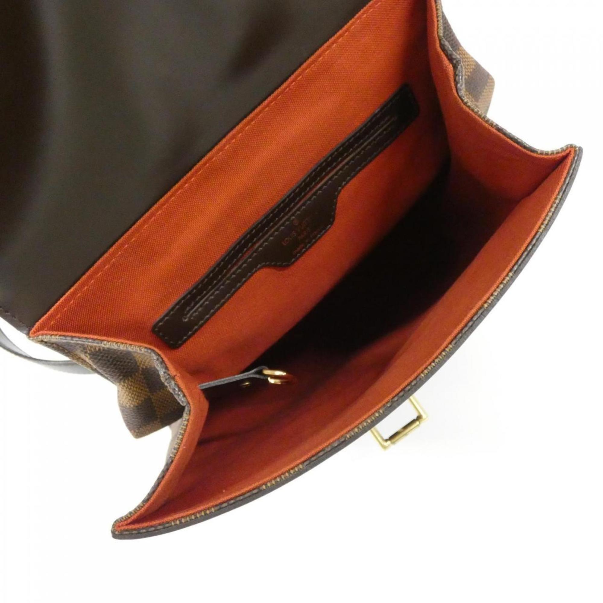 Louis Vuitton Brown Coated Canvas Backpack