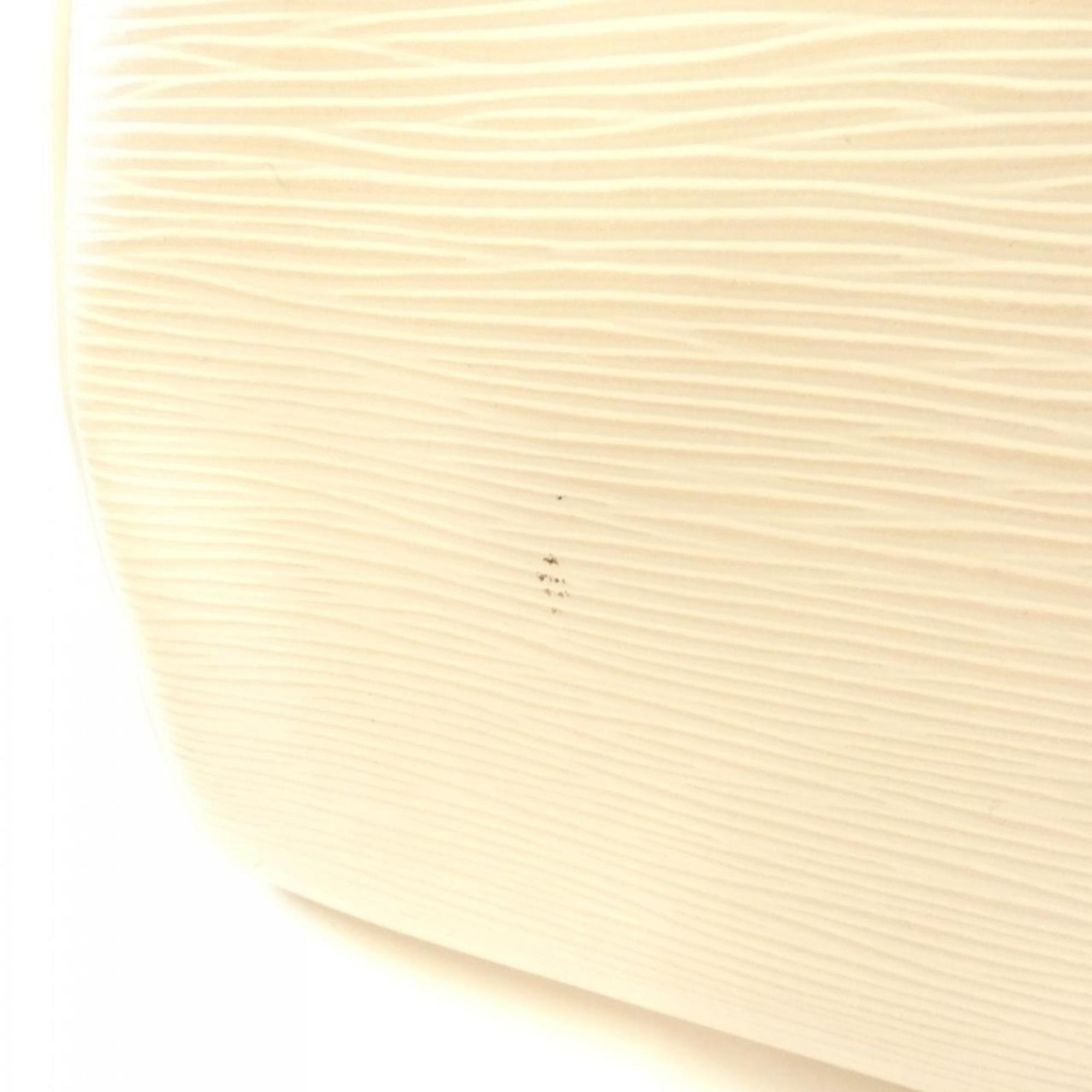 Louis Vuitton Epi Lv Off White Leather Handbag