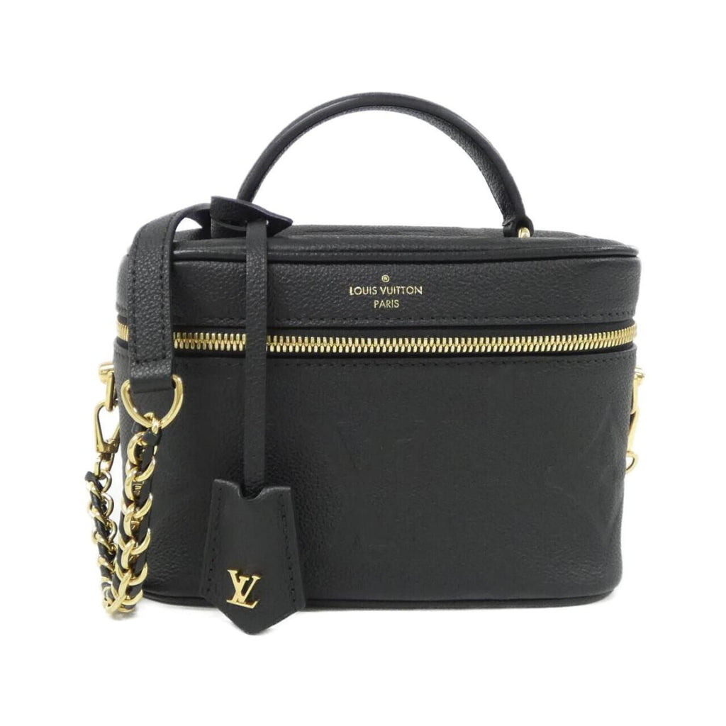 Louis Vuitton Black Leather Handbag