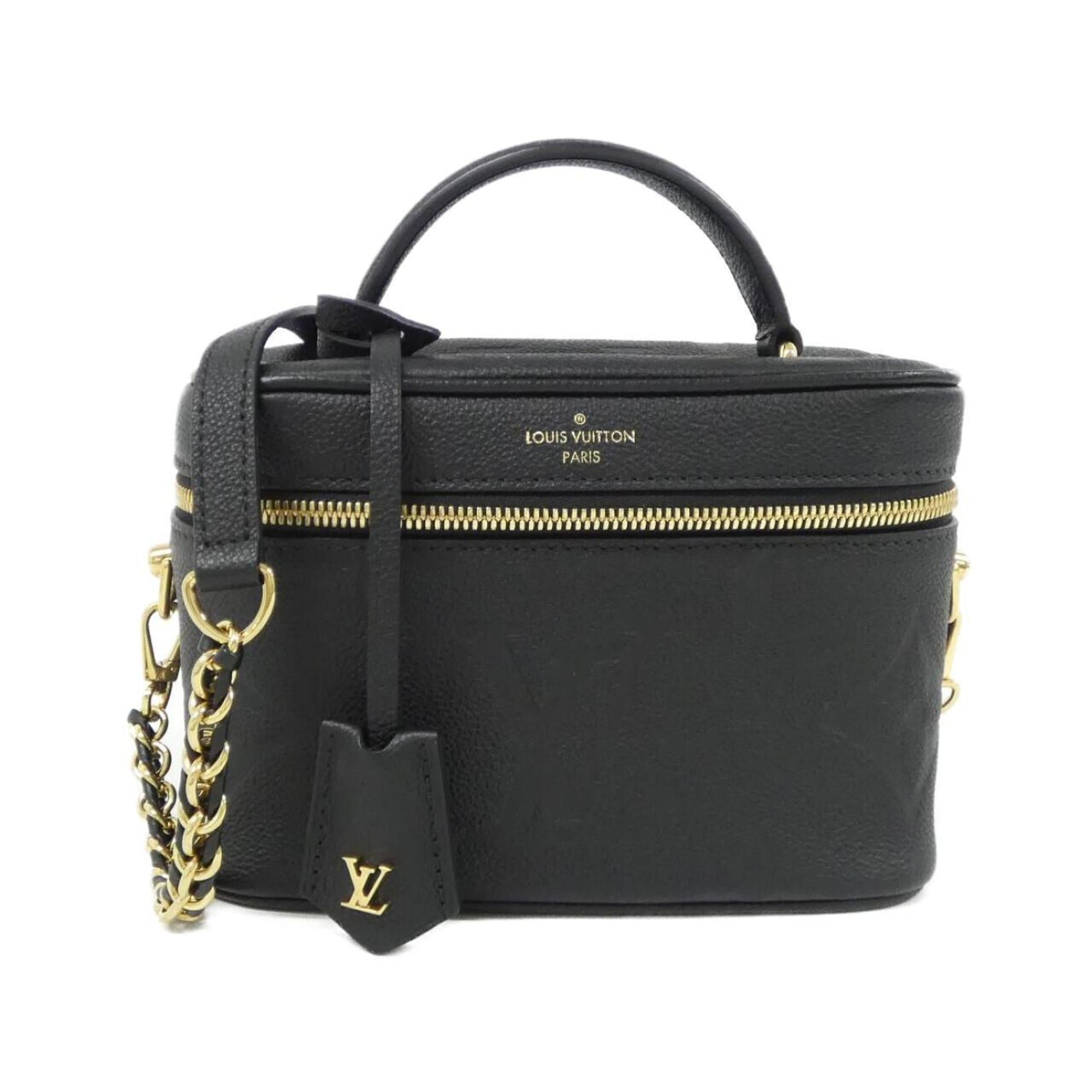 Louis Vuitton Black Leather Handbag