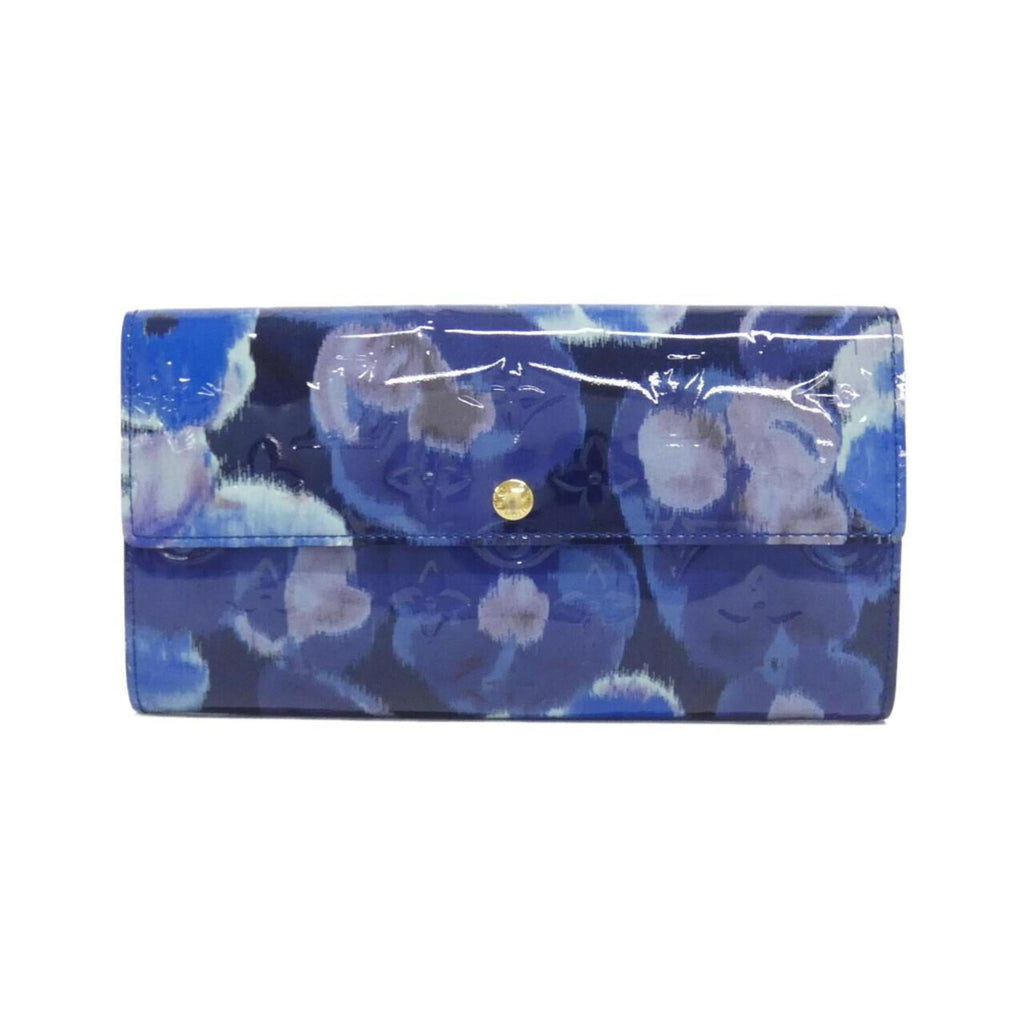 Louis Vuitton Blue Grand Blue Leather Long Wallet