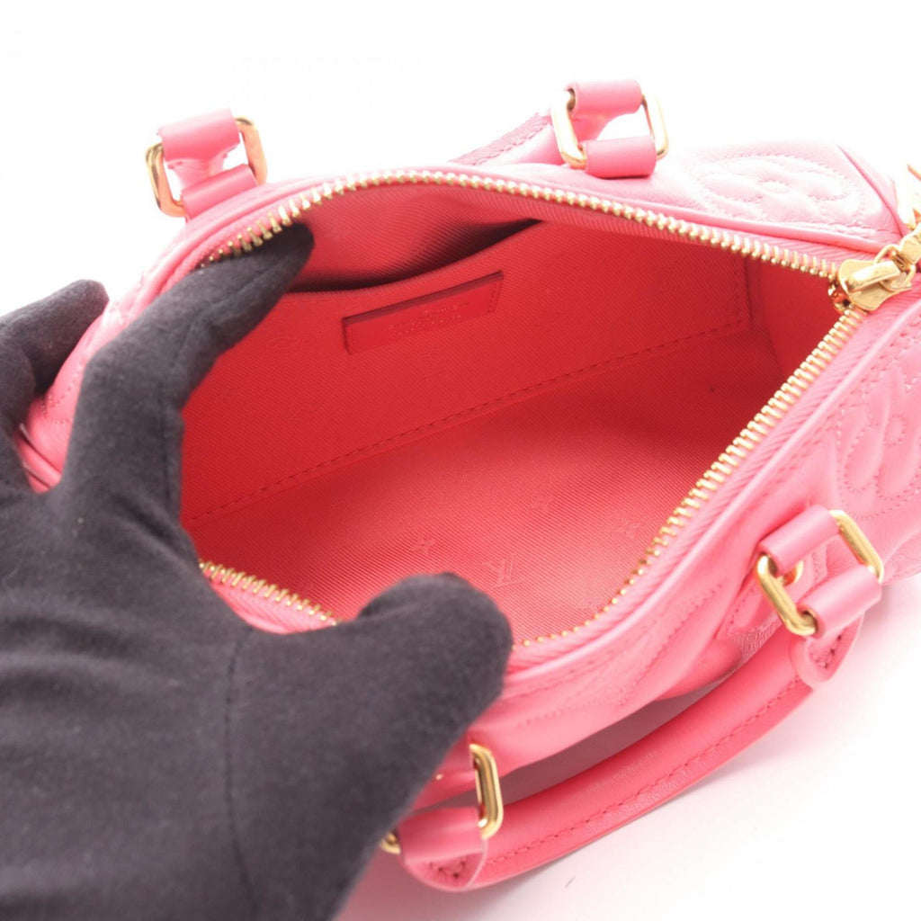 Louis Vuitton Pink Leather Handbag