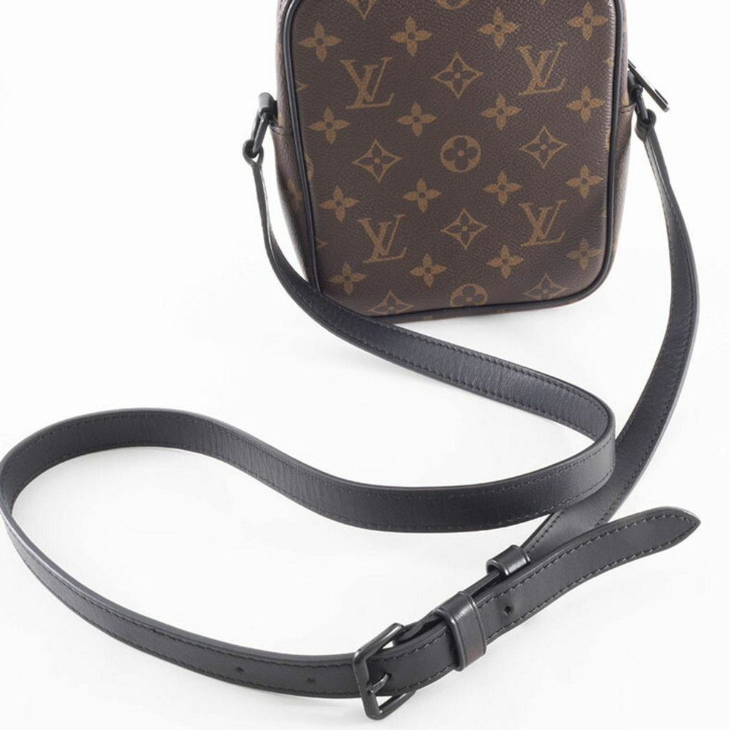 Louis Vuitton Monogram Macassar Dark Brown Shoulder Bag