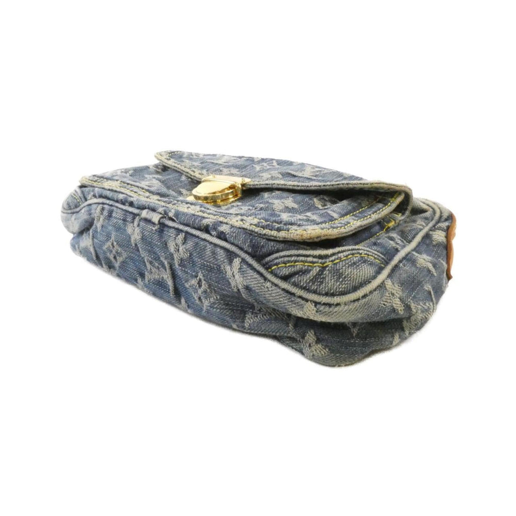 Louis Vuitton Blue Denim Shoulder Bag