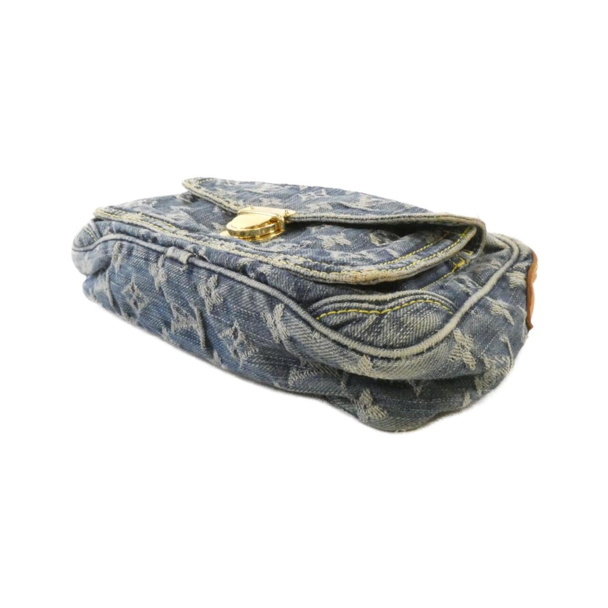 Louis Vuitton Blue Denim Shoulder Bag