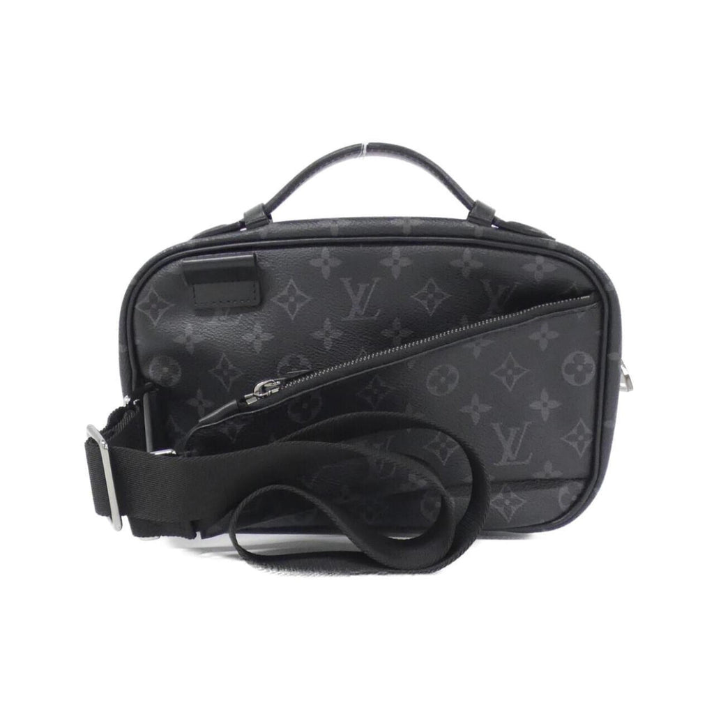 Louis Vuitton Black Coated Canvas Shoulder Bag