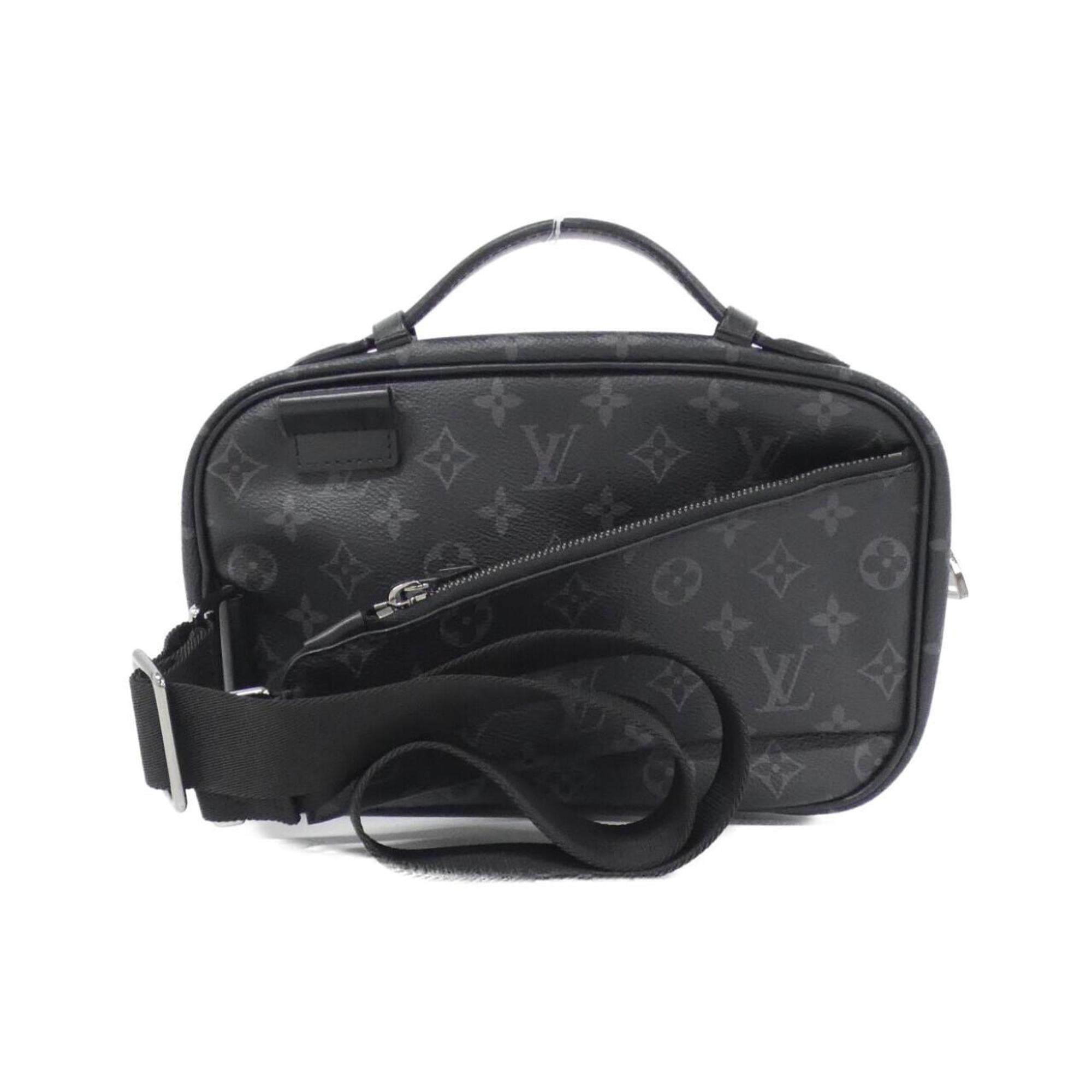 Louis Vuitton Black Coated Canvas Shoulder Bag