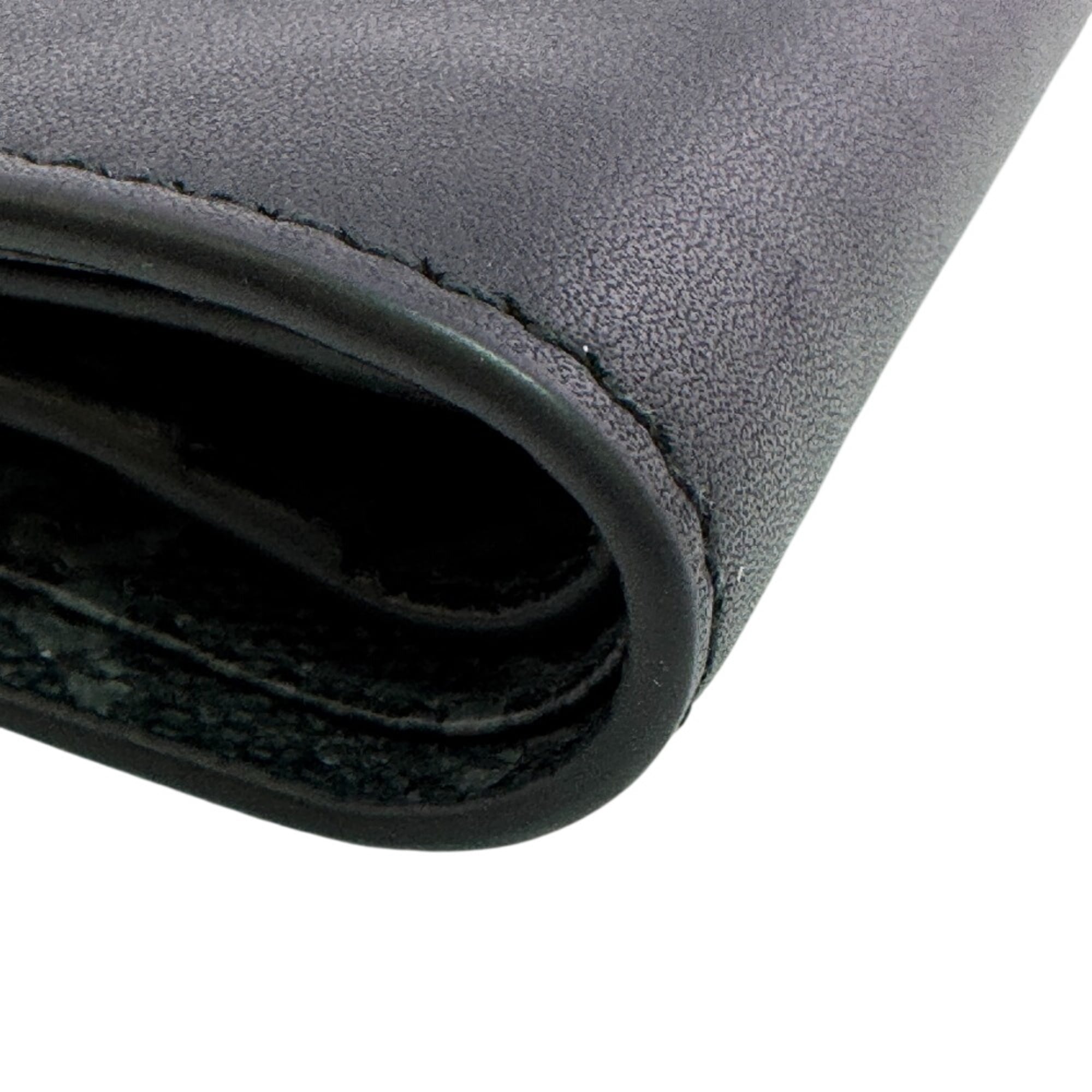Gucci Black Gray Leather Pvc Wallet (Bi-Fold) (Pre-Owned)