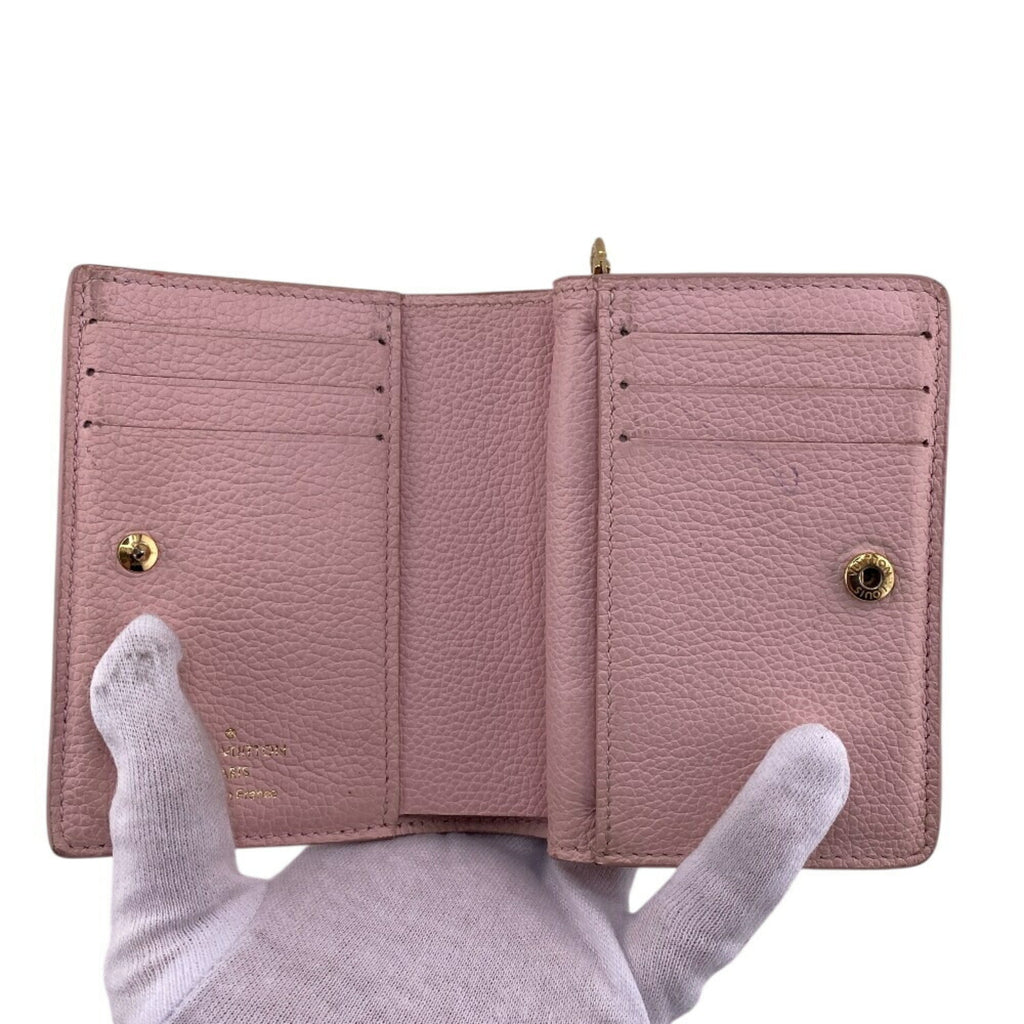 Louis Vuitton Pink Leather Wallet