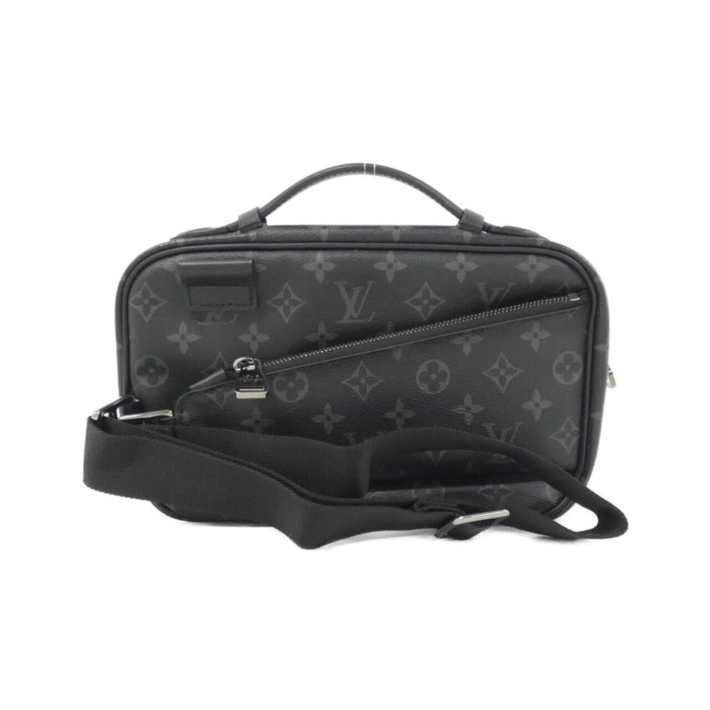 Louis Vuitton Black Coated Canvas Shoulder Bag