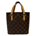 Louis Vuitton Brown Leather Pvc Handbag Tote Bag