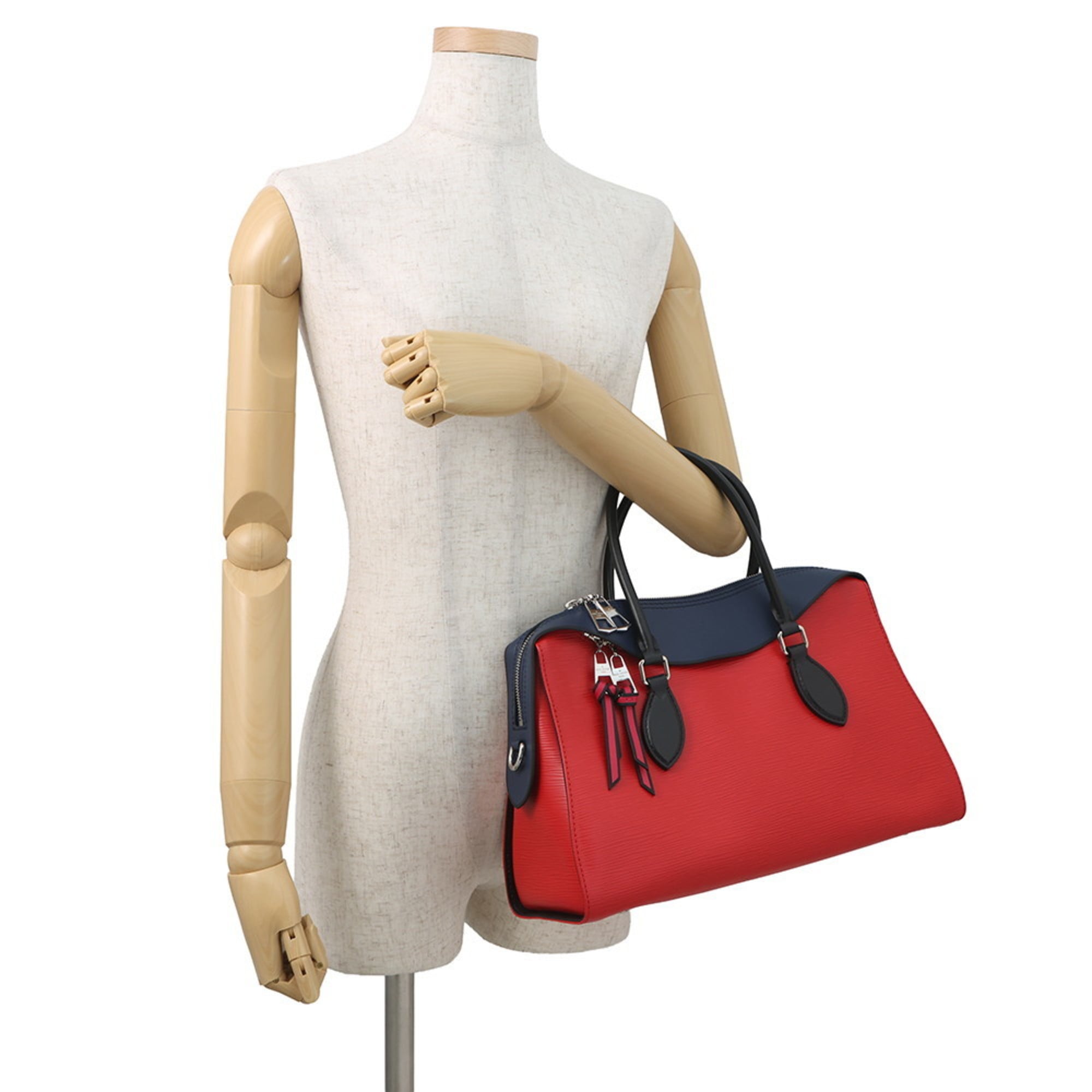 Louis Vuitton Red Color Epi Leather Handbag