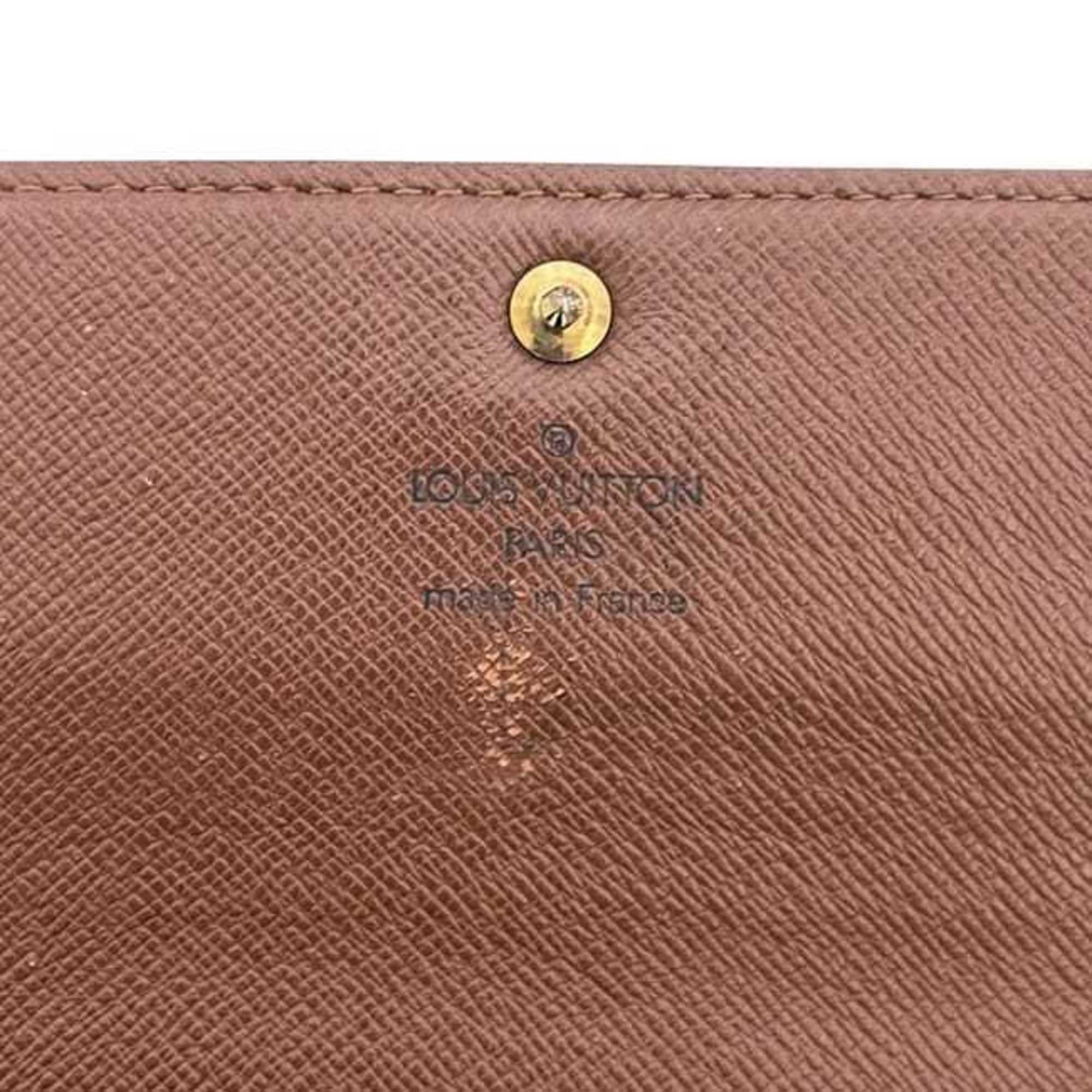 Louis Vuitton Monogram Brown Monogram Long Wallet