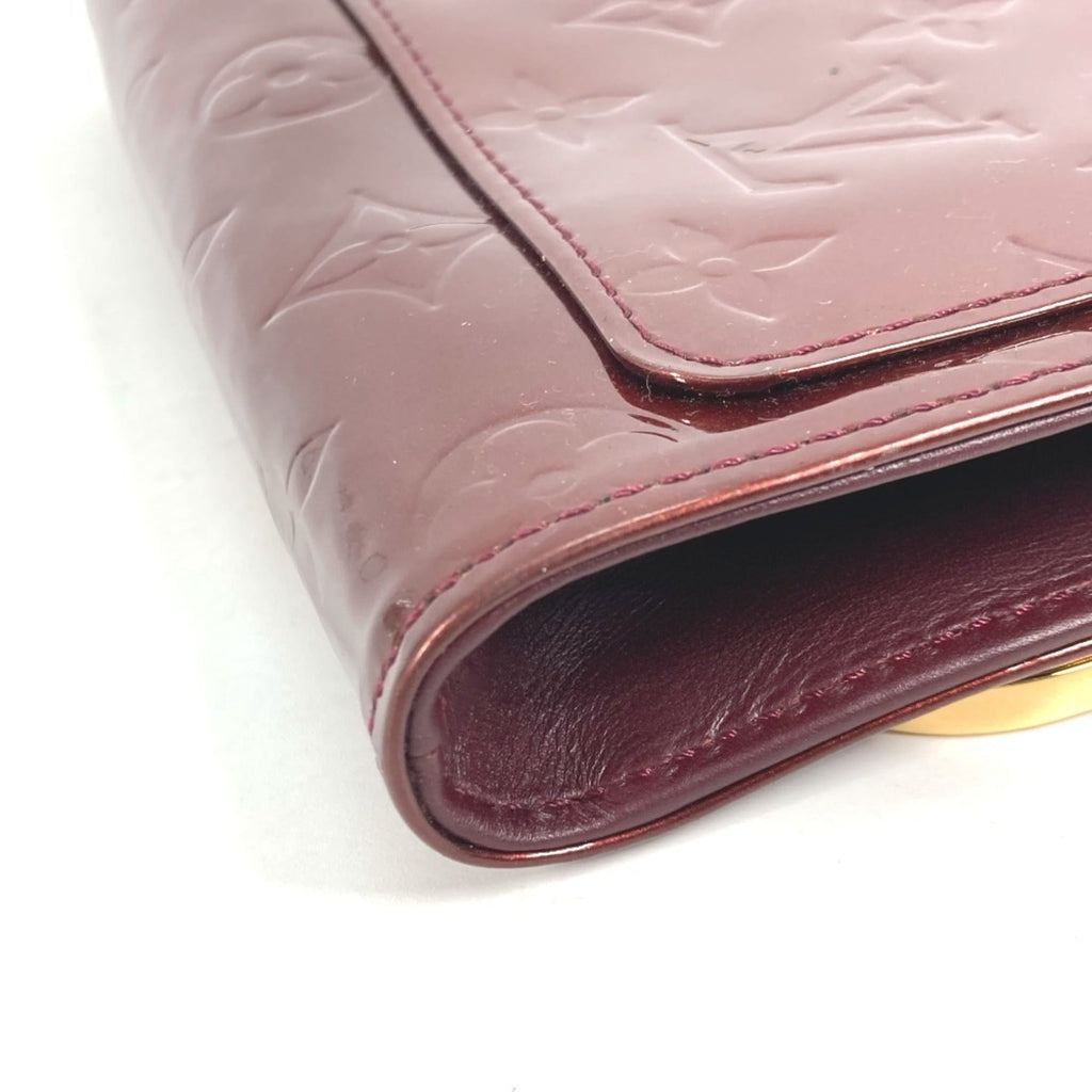 Louis Vuitton Monogram Vernis Purple Rouge Fauviste Monogram Vernis Clutch Bag Shoulder Bag