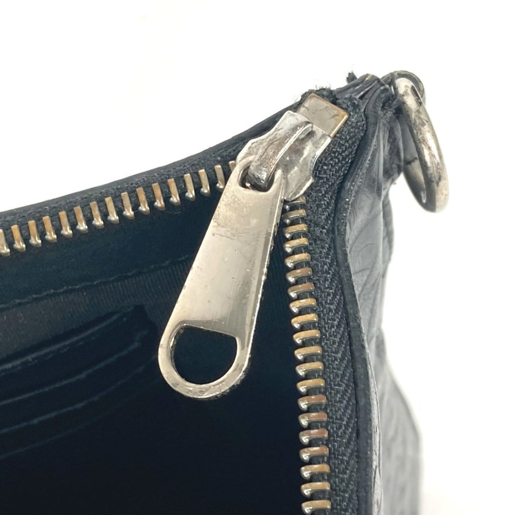 Burberry Black Leather Clutch Bag Pouch