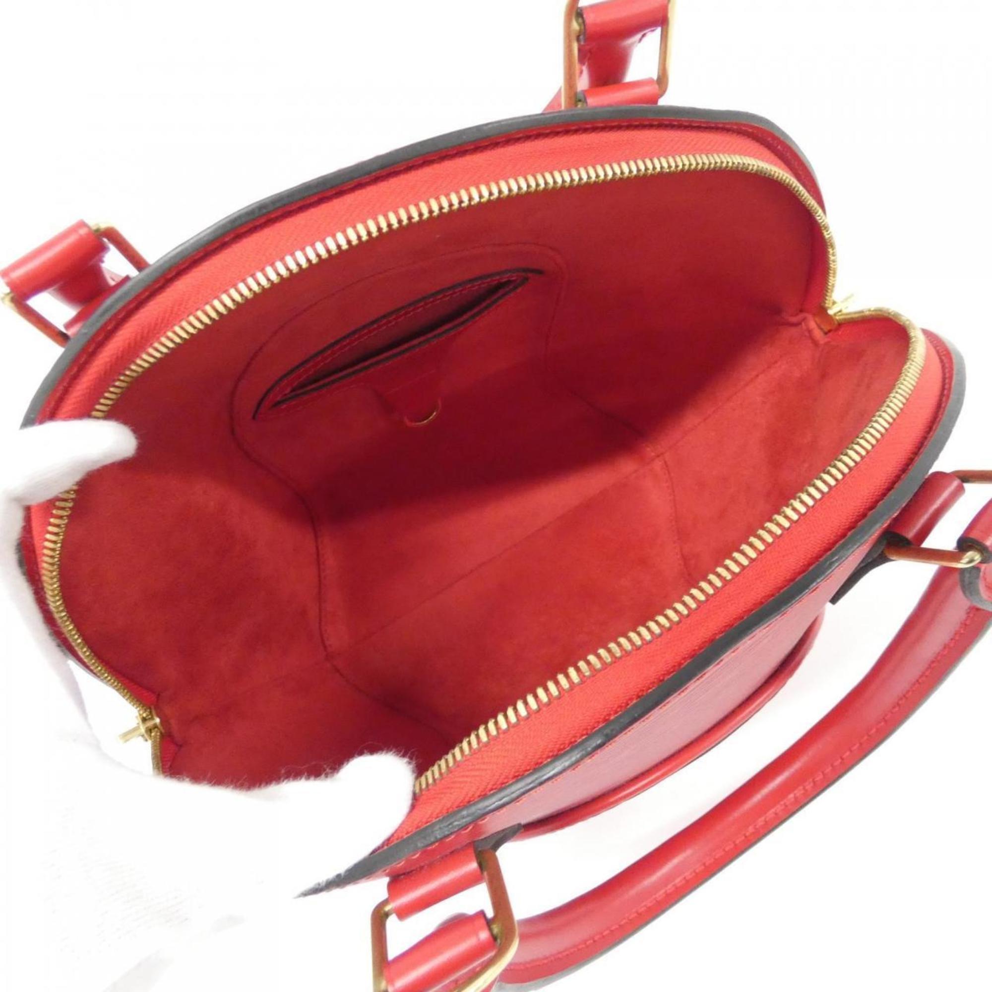 Louis Vuitton Red Color Leather Handbag