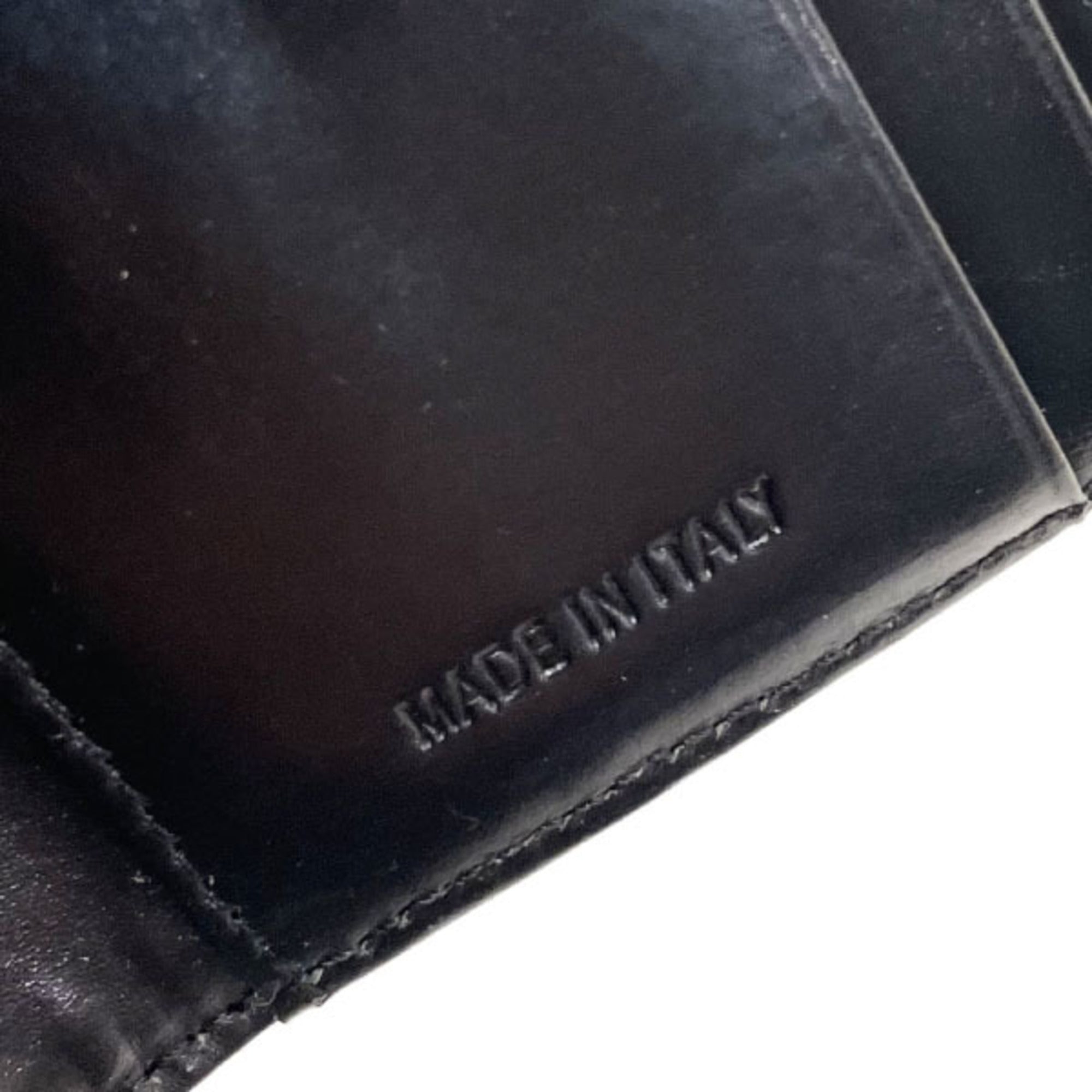 Prada Black Nylon Leather Wallet (Tri-Fold)