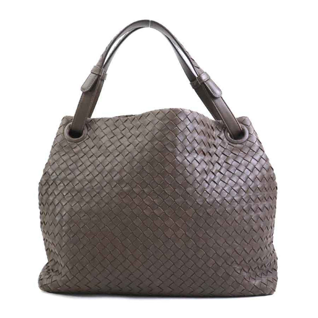 Bottega Veneta Brown Intrecciato Shoulder Bag