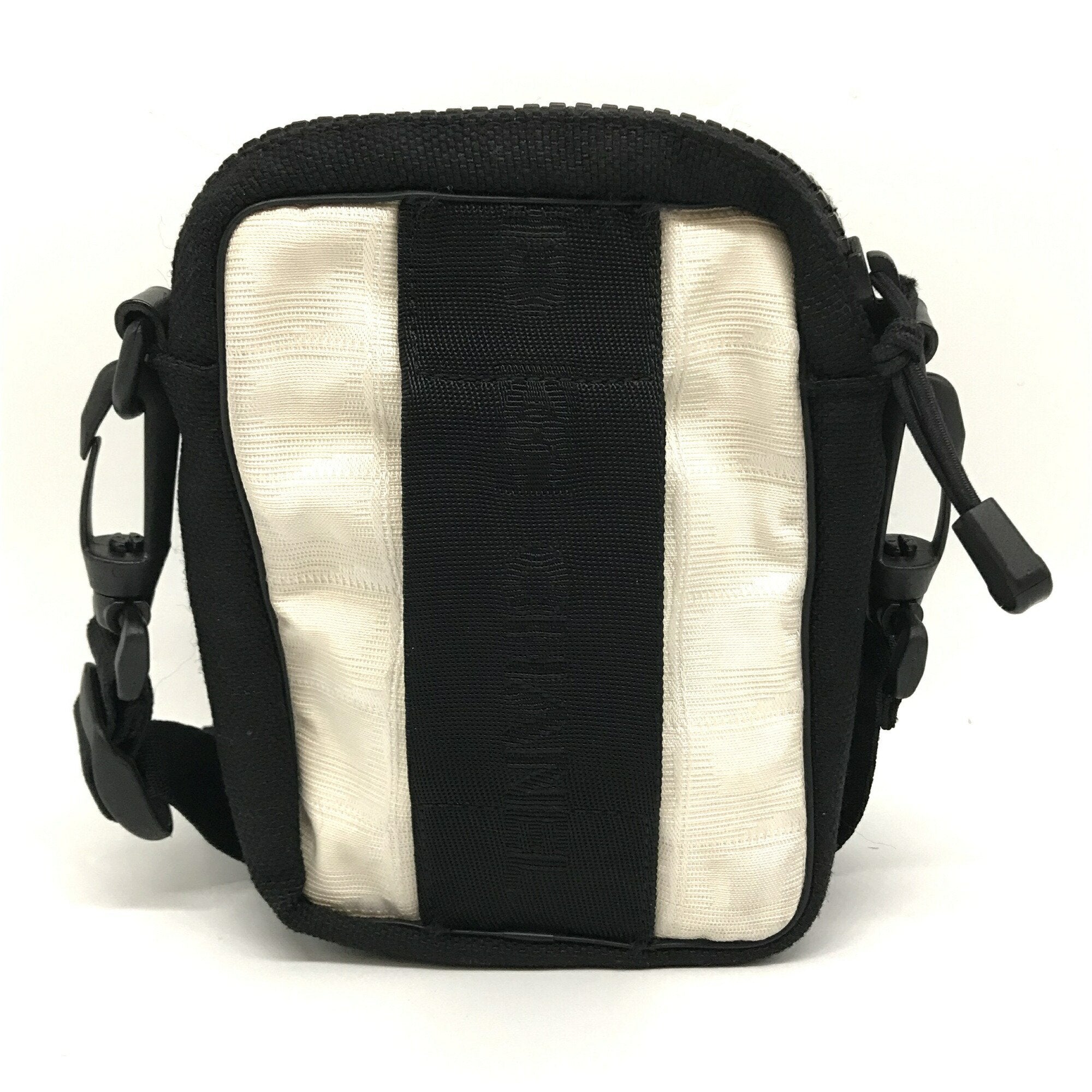 Chanel Sport Black Ivory Nylon Shoulder Bag