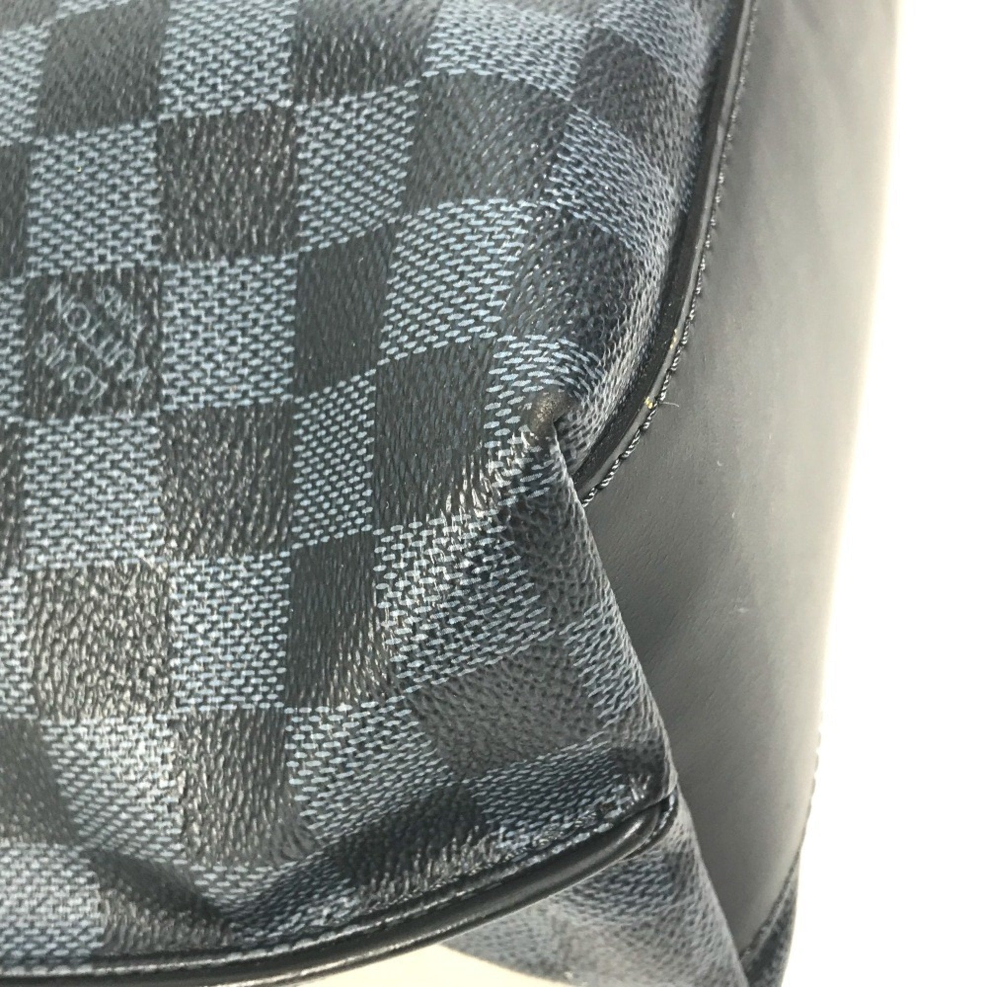 Louis Vuitton Damier Cobalt Black Navy Shoulder Bag Tote Bag