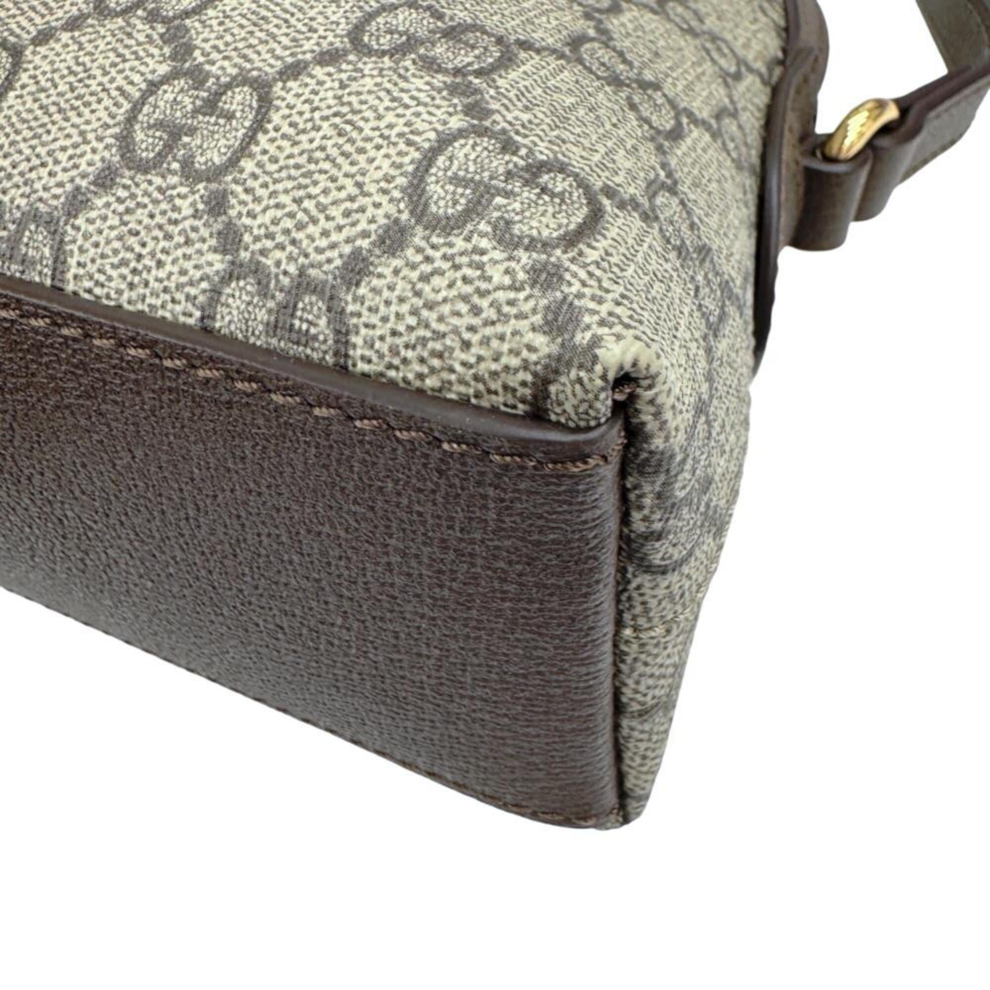 Gucci Beige Gg Supreme Shoulder Bag (Pre-Owned)