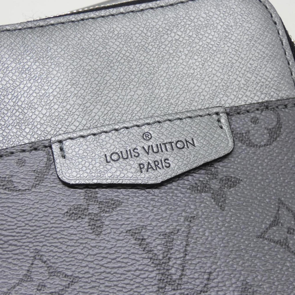 Louis Vuitton Gunmetal Coated Canvas Leather Shoulder Bag