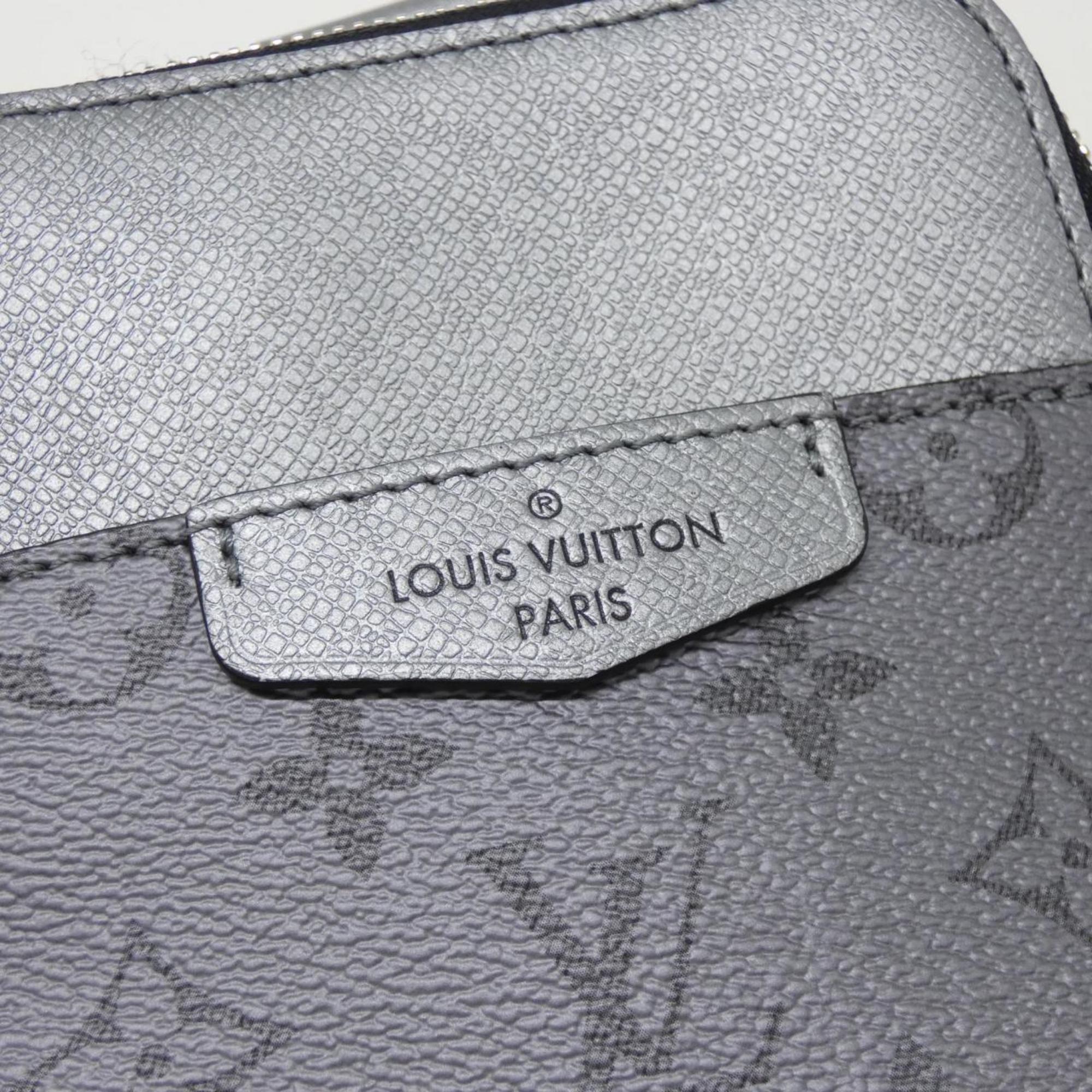 Louis Vuitton Gunmetal Coated Canvas Leather Shoulder Bag