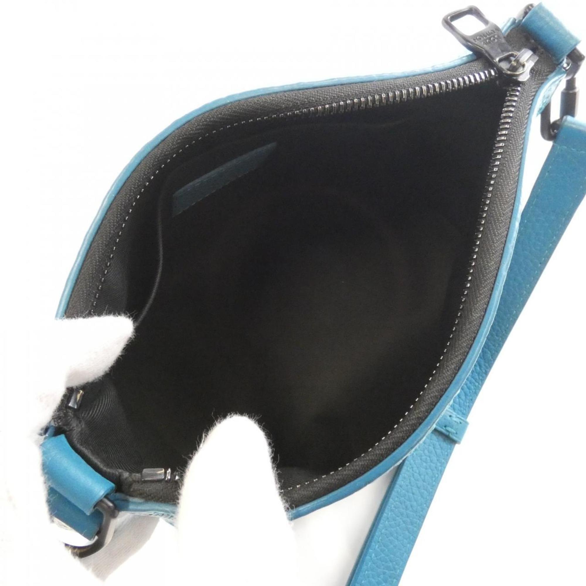 Louis Vuitton Turquoise Leather Shoulder Bag