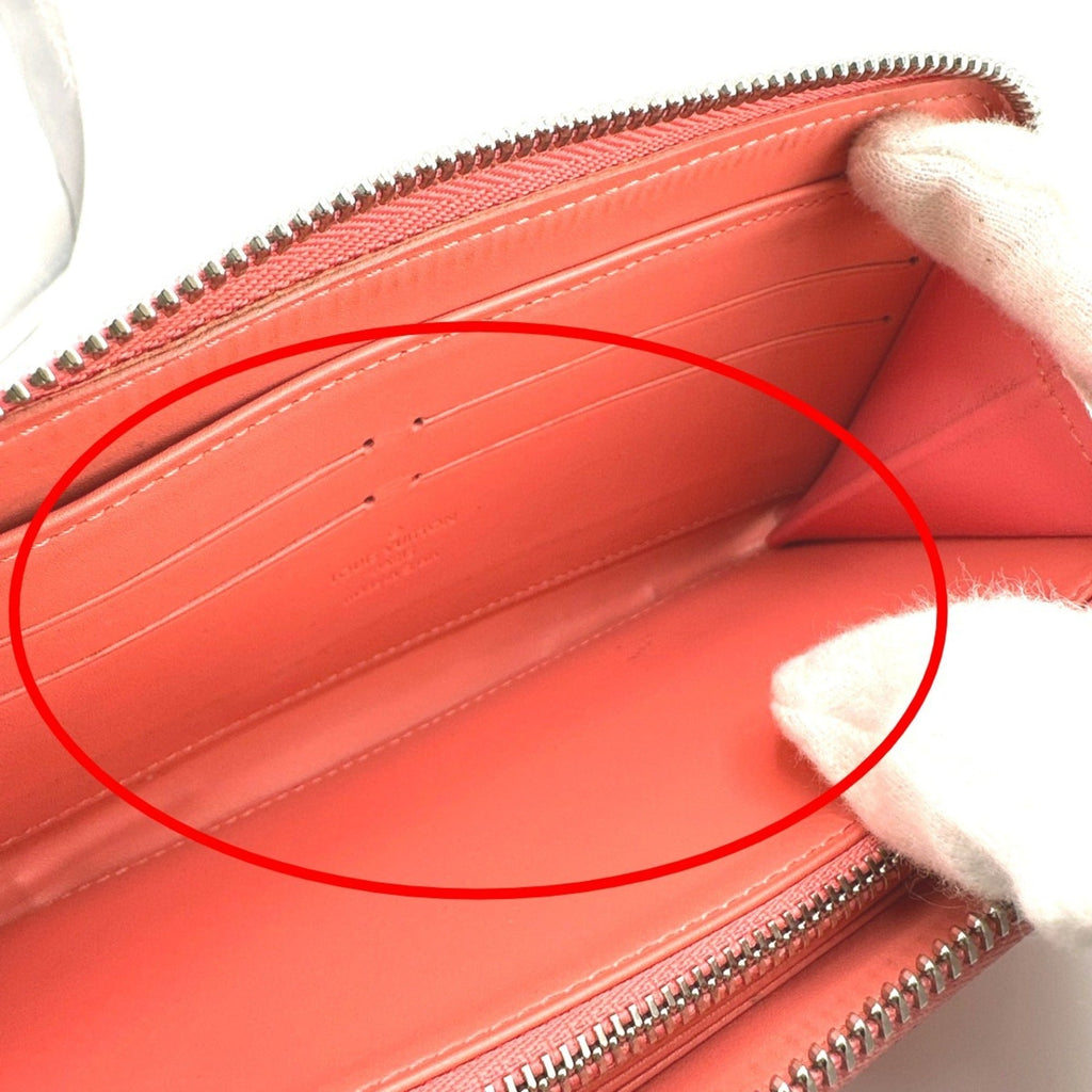 Louis Vuitton Monogram Vernis Rose Litchi Monogram Vernis Long Wallet