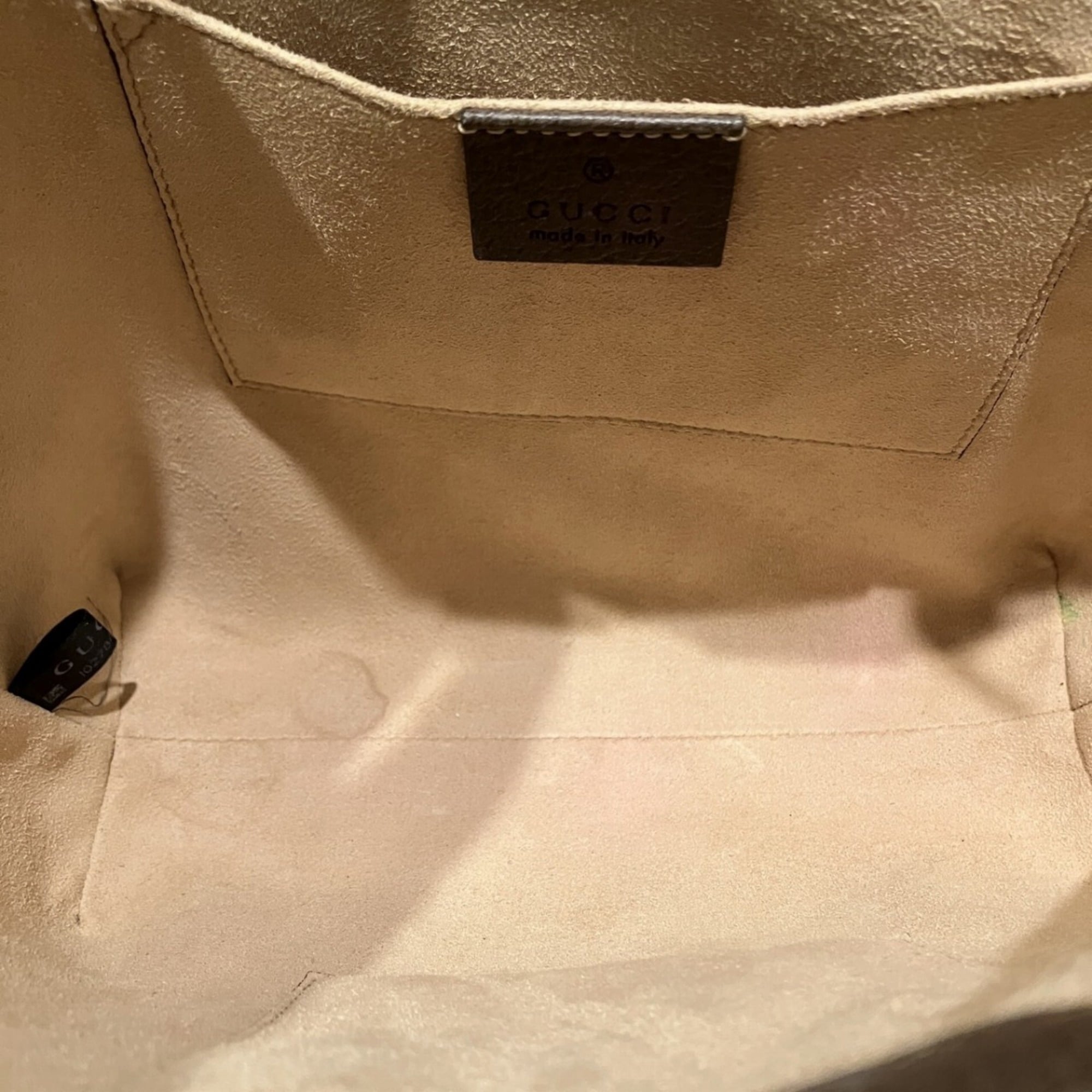 Gucci Brown Pvc Leather Handbag (Pre-Owned)