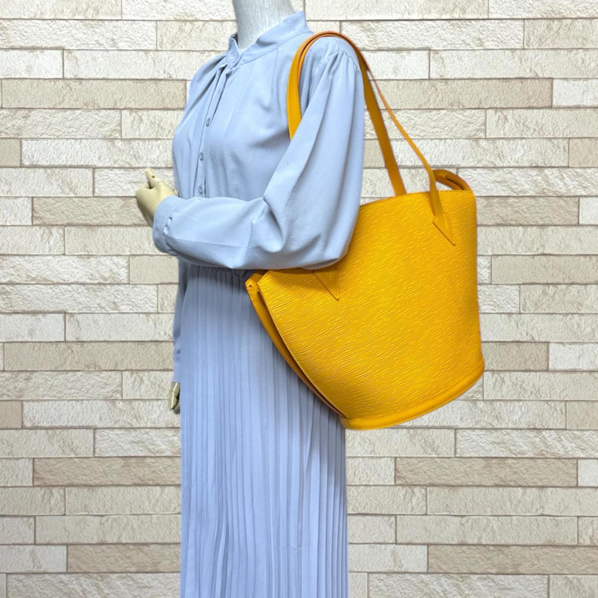 Louis Vuitton Epi Yellow Epi Leather Shoulder Bag