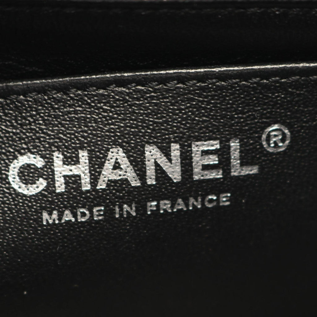 Chanel Black Leather Handbag Shoulder Bag
