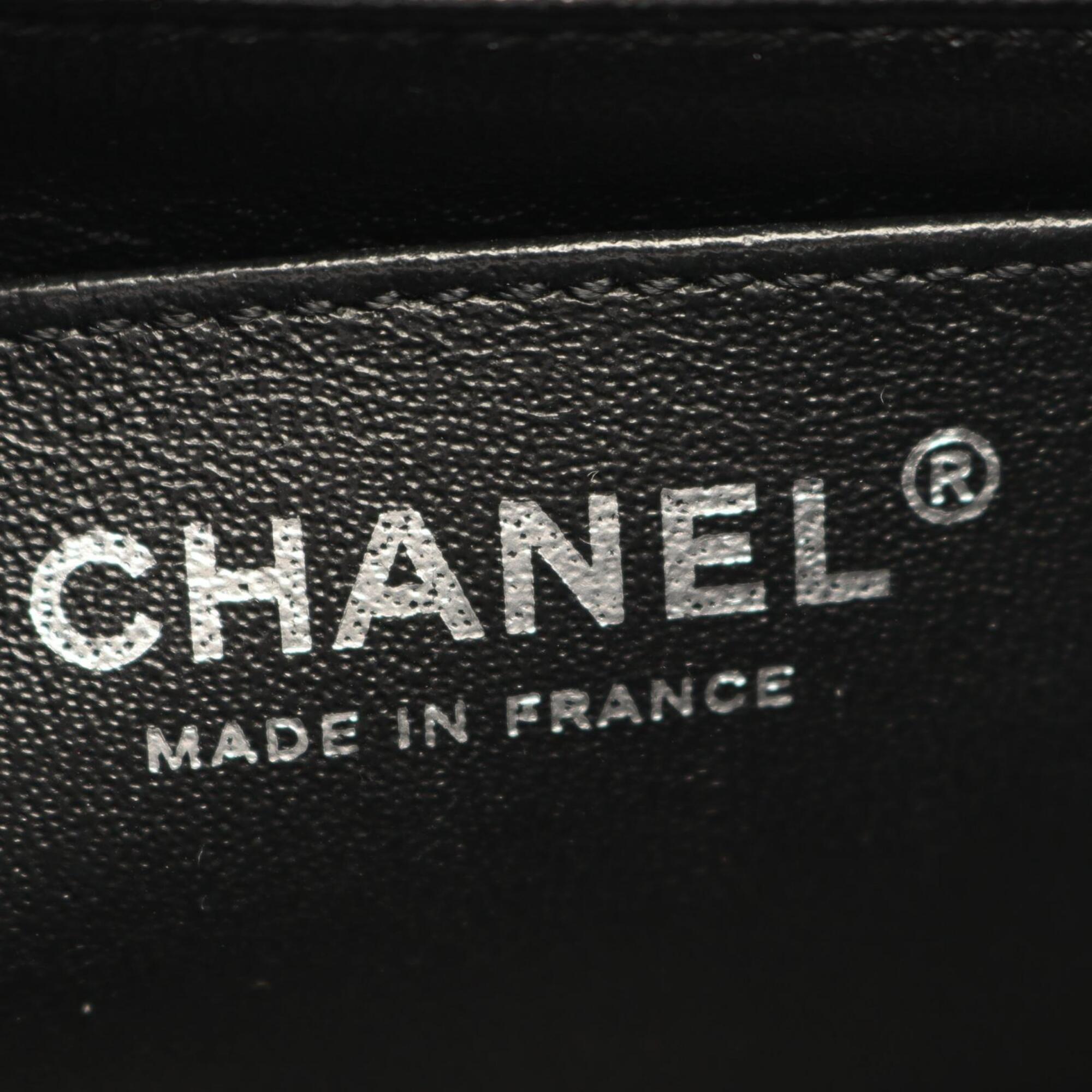 Chanel Black Leather Handbag Shoulder Bag