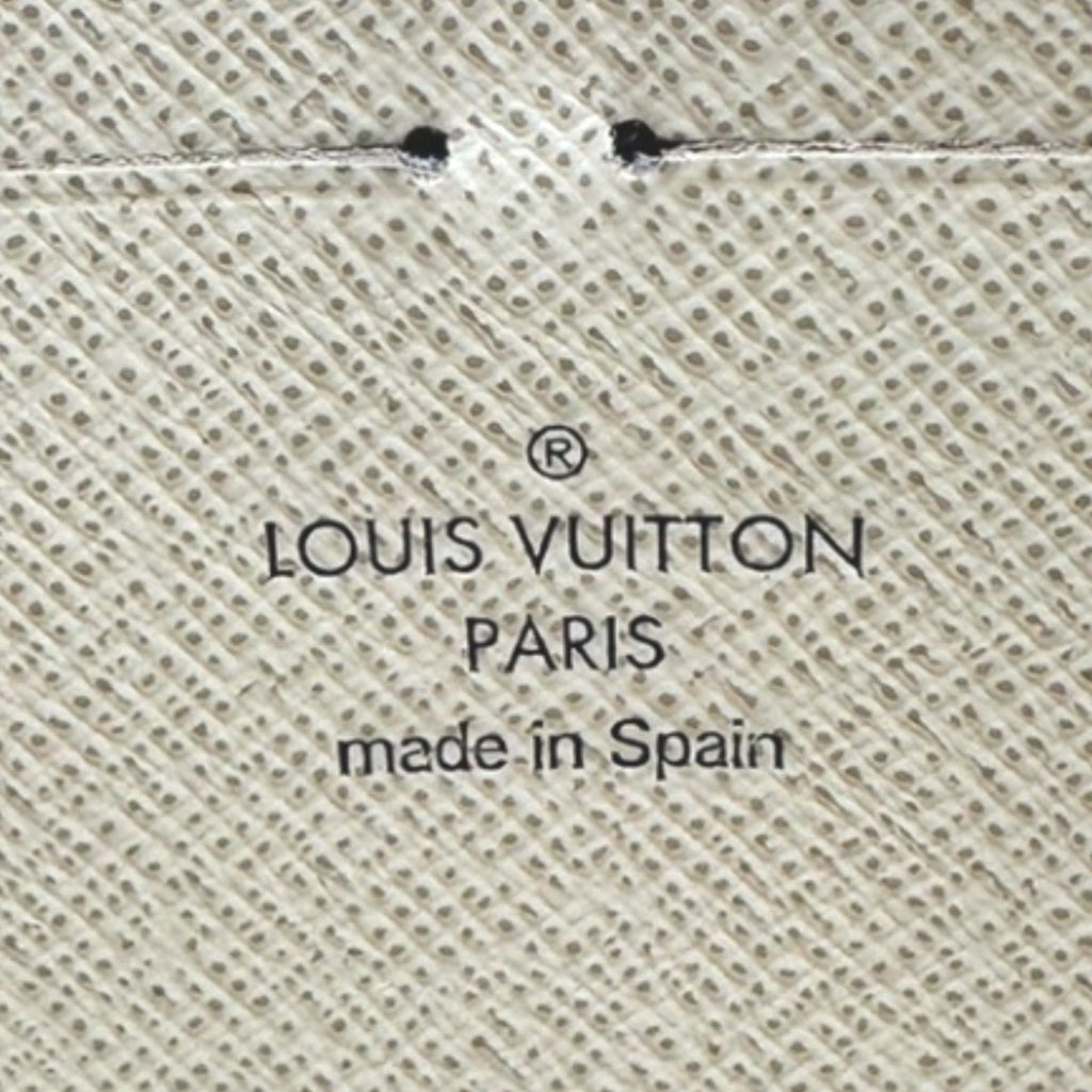Louis Vuitton Damier Azur White Damier Azur Long Wallet