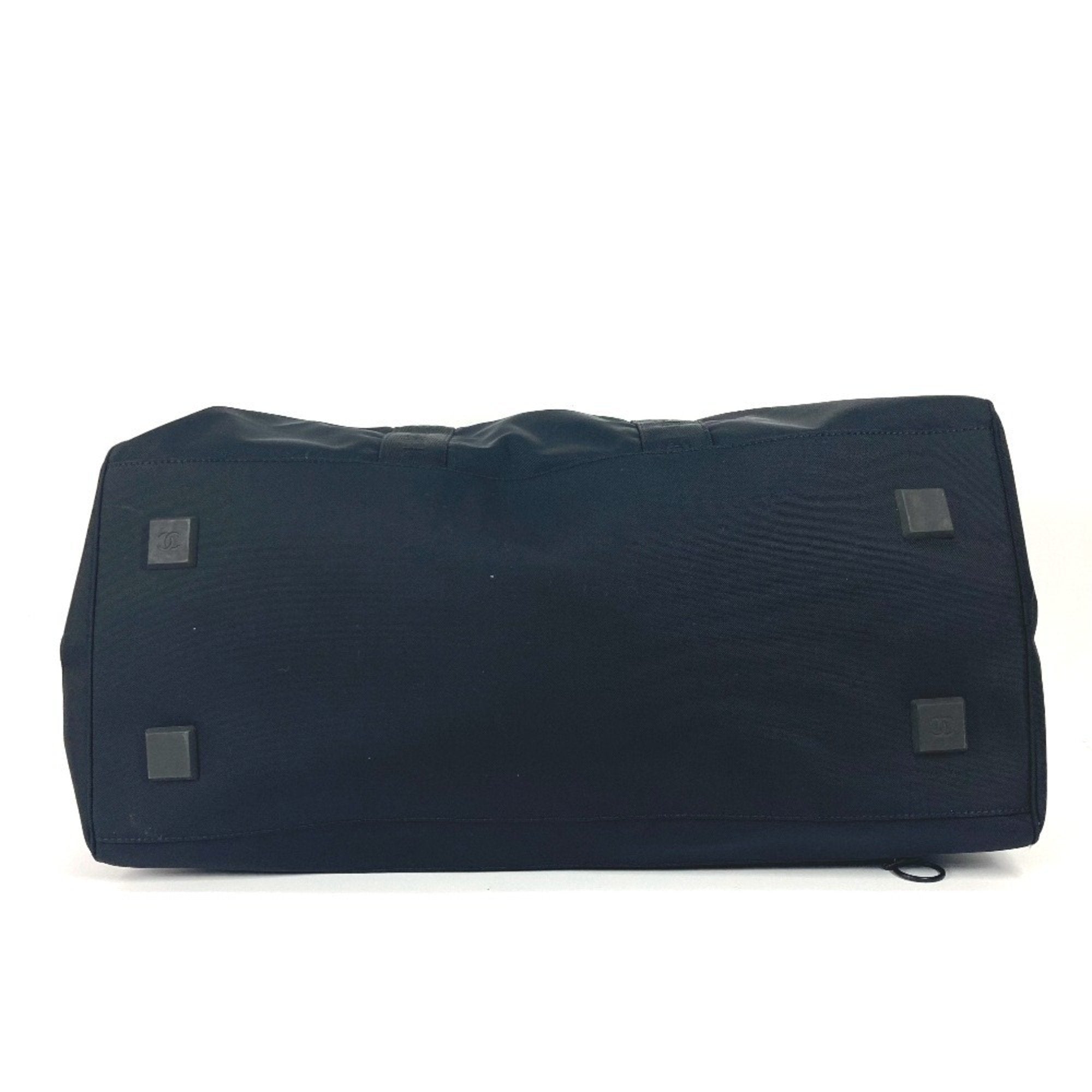 Chanel Black Nylon Boston Bag Shoulder Bag