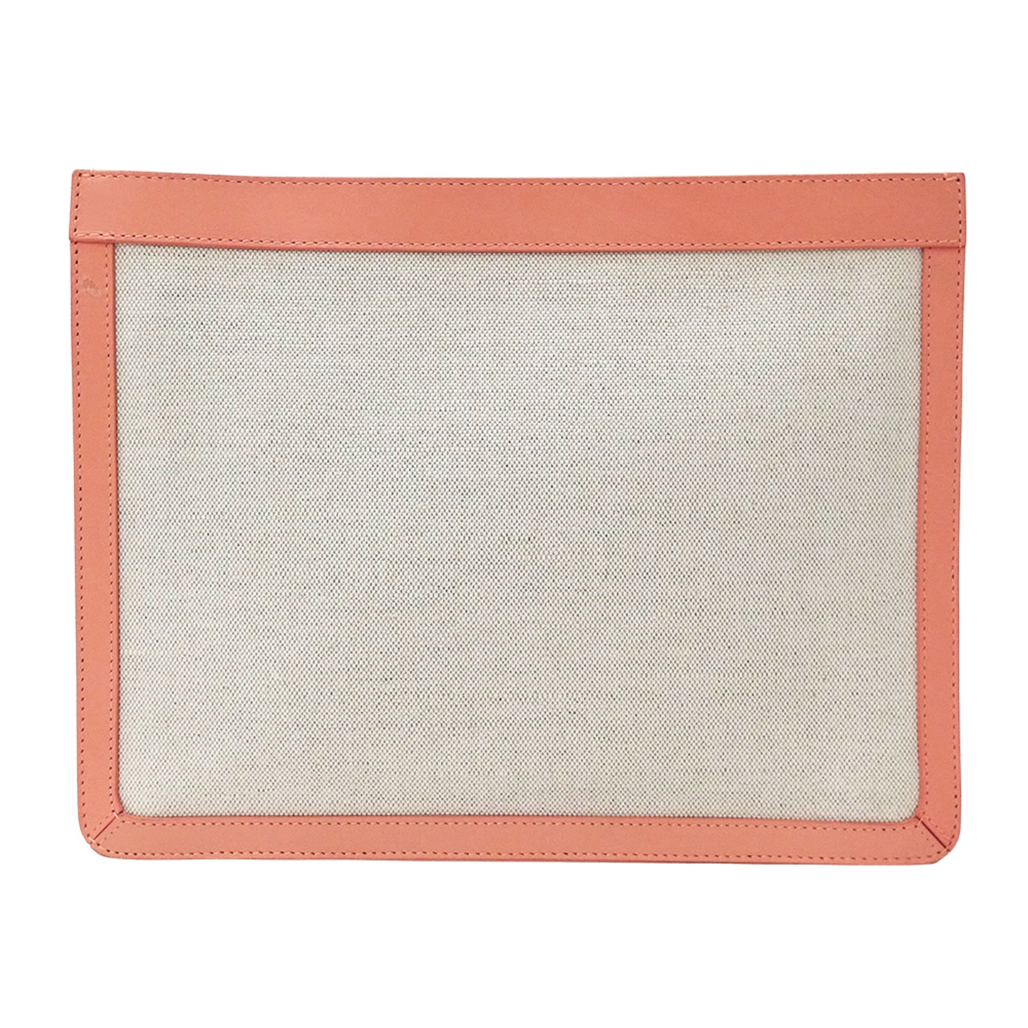 Balenciaga Pink White Canvas Clutch Bag Hand