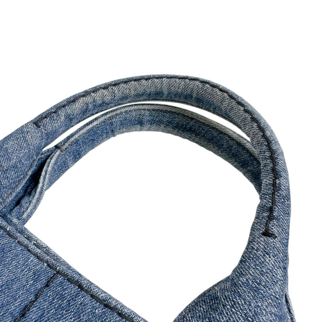 Prada Blue Denim Tote Bag