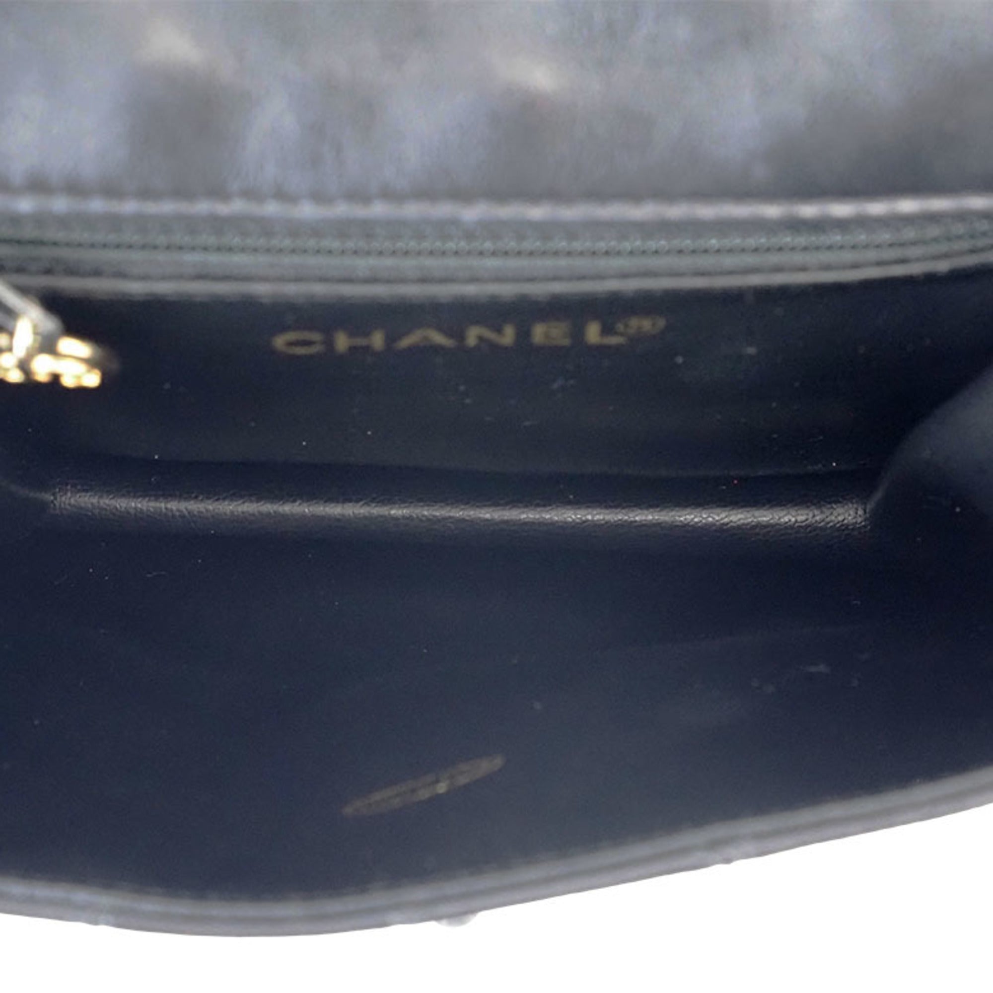 Chanel Black Leather Fanny Pack