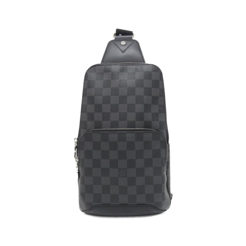 Louis Vuitton Graphite Coated Canvas Shoulder Bag Sling Bag