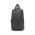 Louis Vuitton Graphite Coated Canvas Shoulder Bag Sling Bag