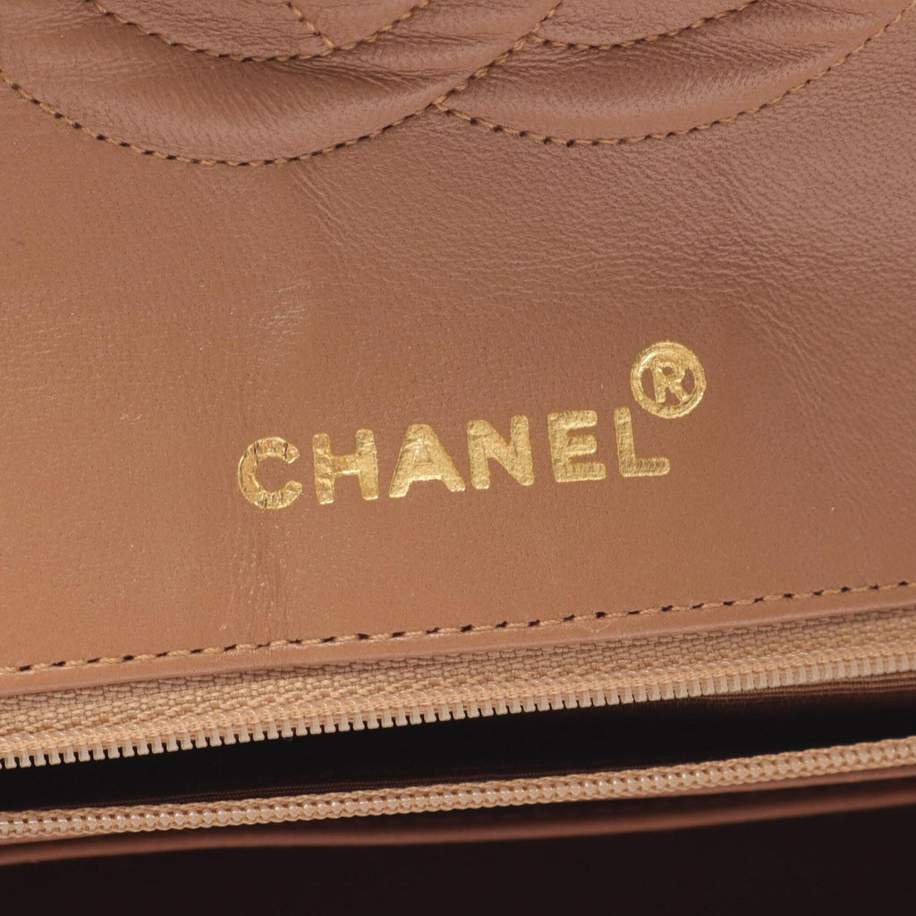 Chanel Brown Leather Handbag Shoulder Bag