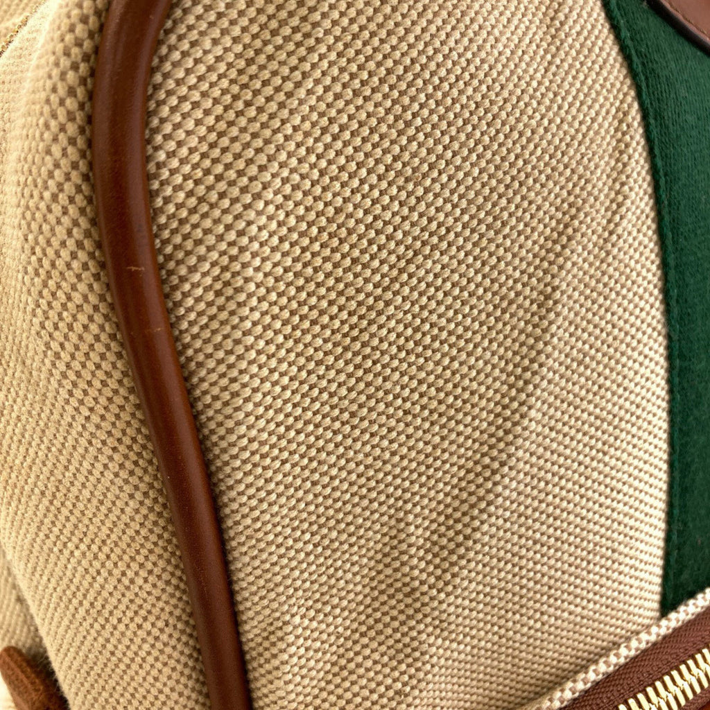 Gucci Brown Canvas Backpack (Pre-Owned)