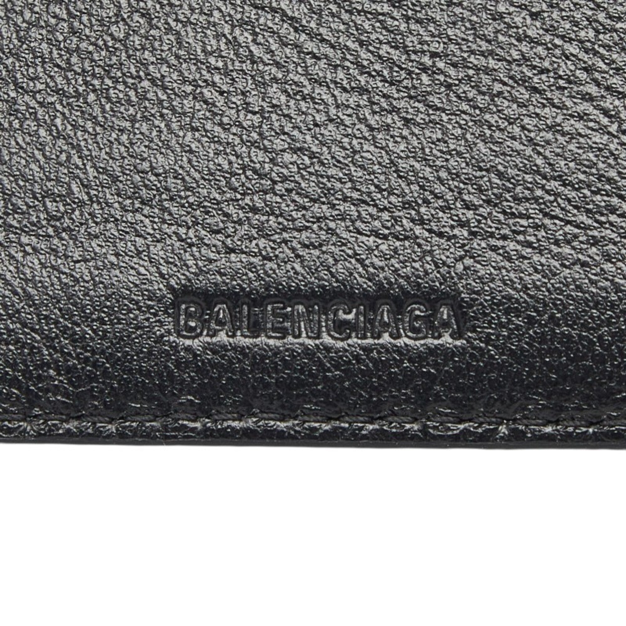 Balenciaga Black Leather Wallet (Bi-Fold)
