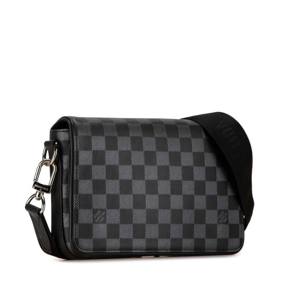 Louis Vuitton Black Pvc Leather Shoulder Bag