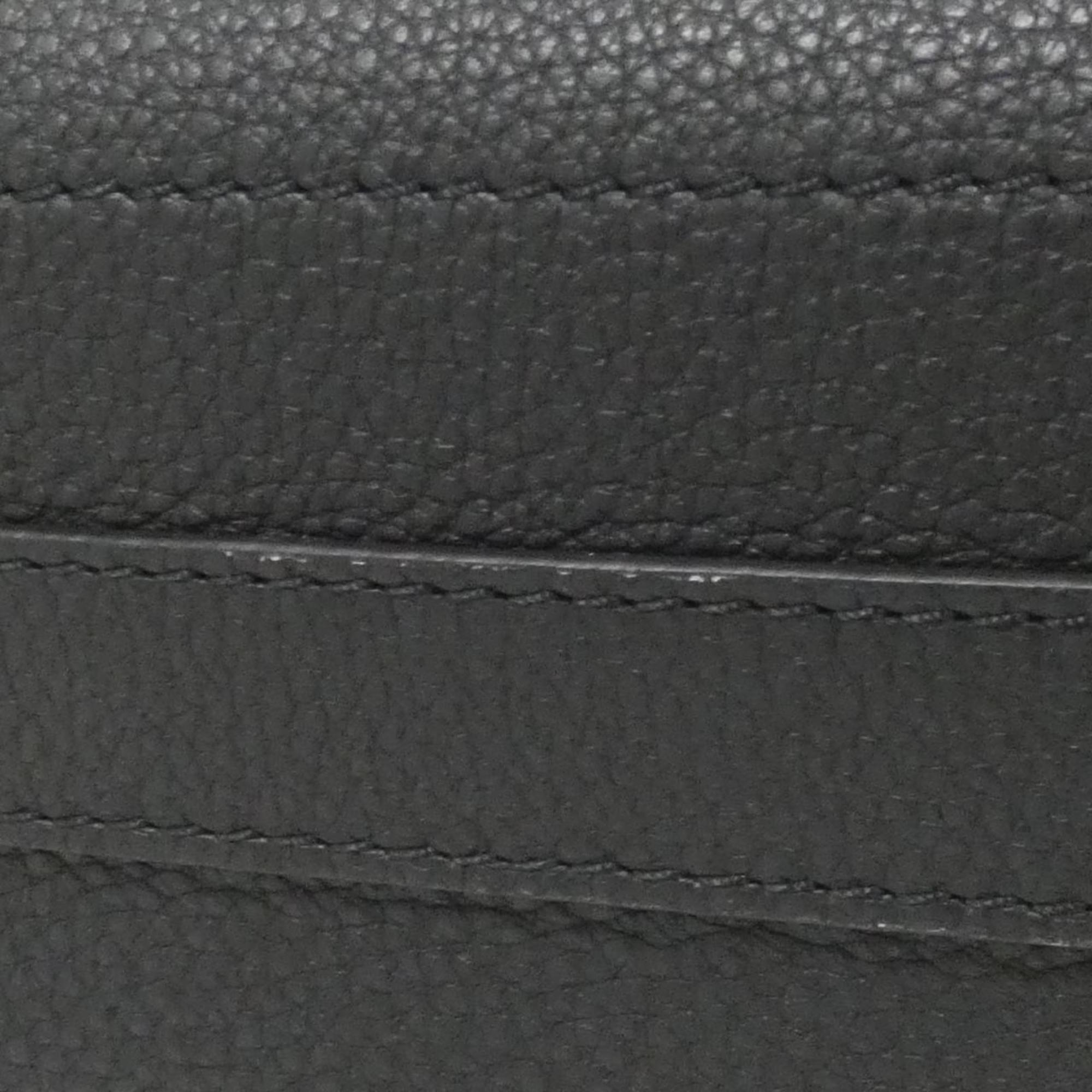 Louis Vuitton Black Leather Shoulder Bag